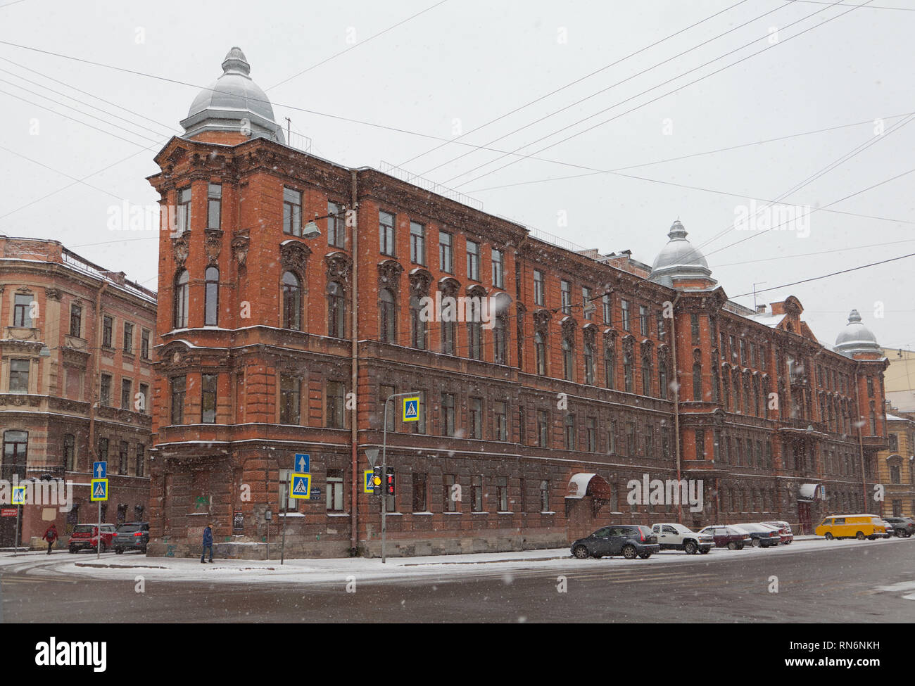 Saint Petersburg Art and Industry Academy, Chaykovskiy street, St. Petersburg, Russia. Stock Photo