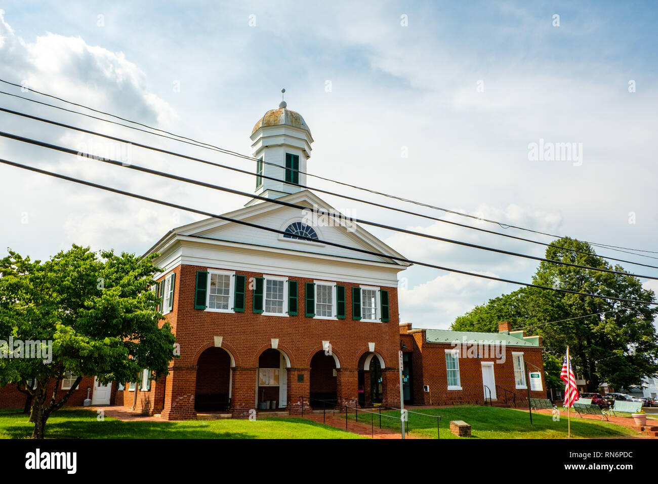 Madison County Courthouse, 2 South Main Street, Madison, Virginia Stock