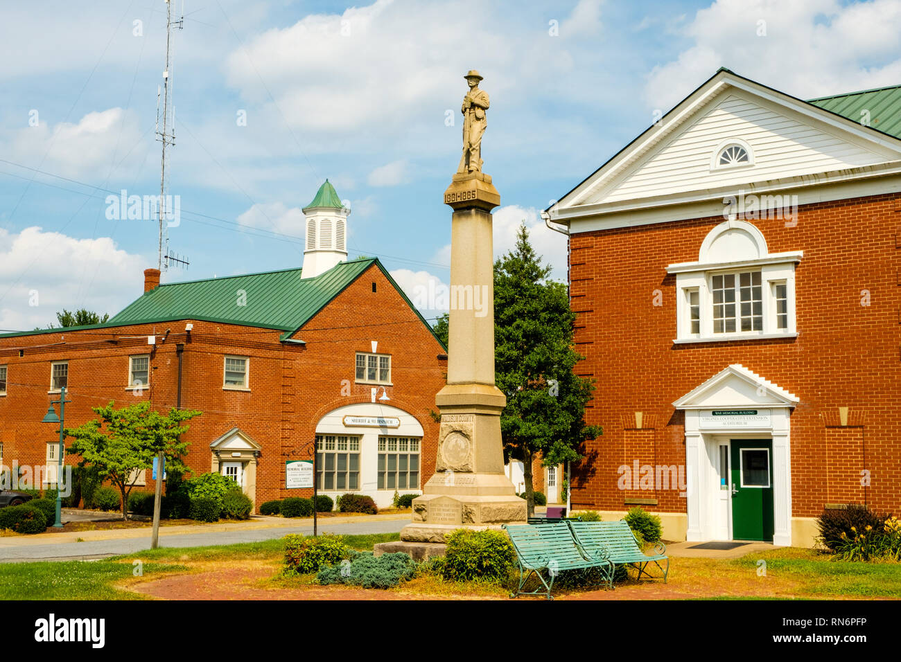 Confederate Civil War Memorial, Courthouse Square, Madison, Virginia
