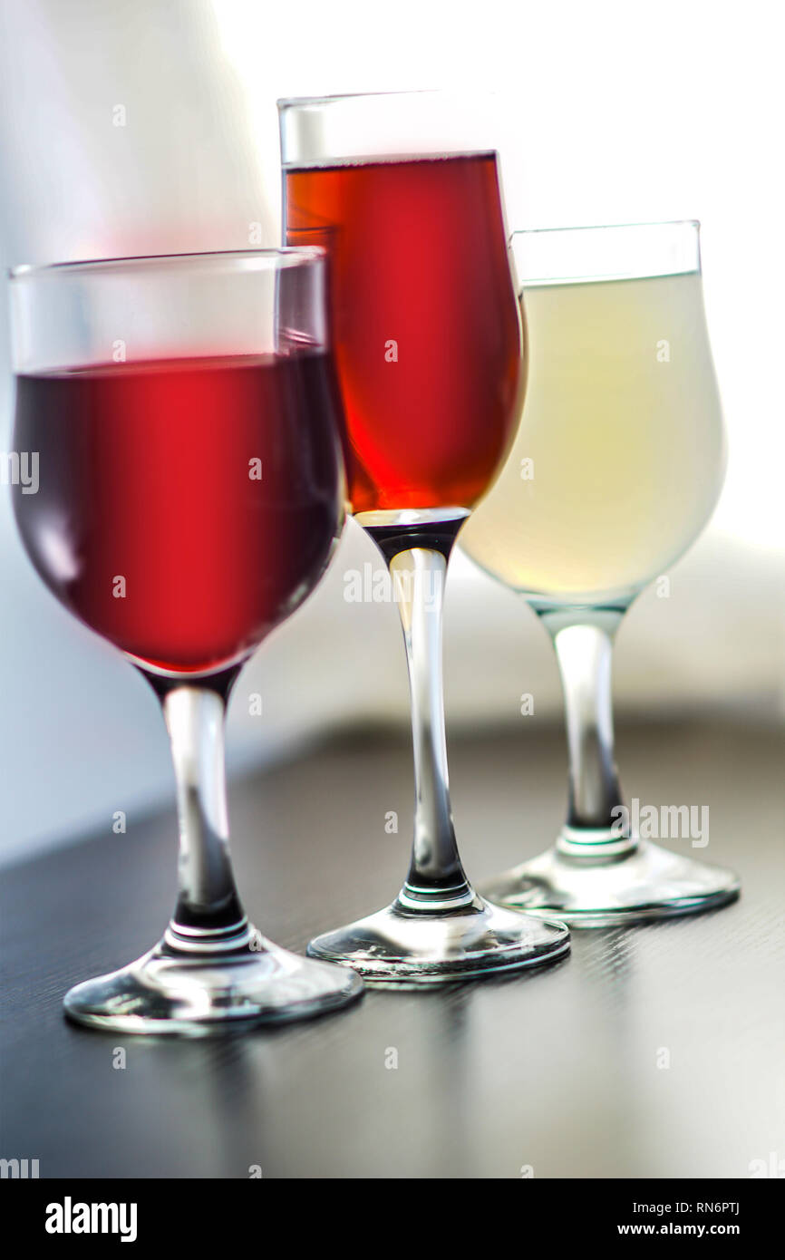 Wine and Assorted Colored Bottles Stock Photo Alamy