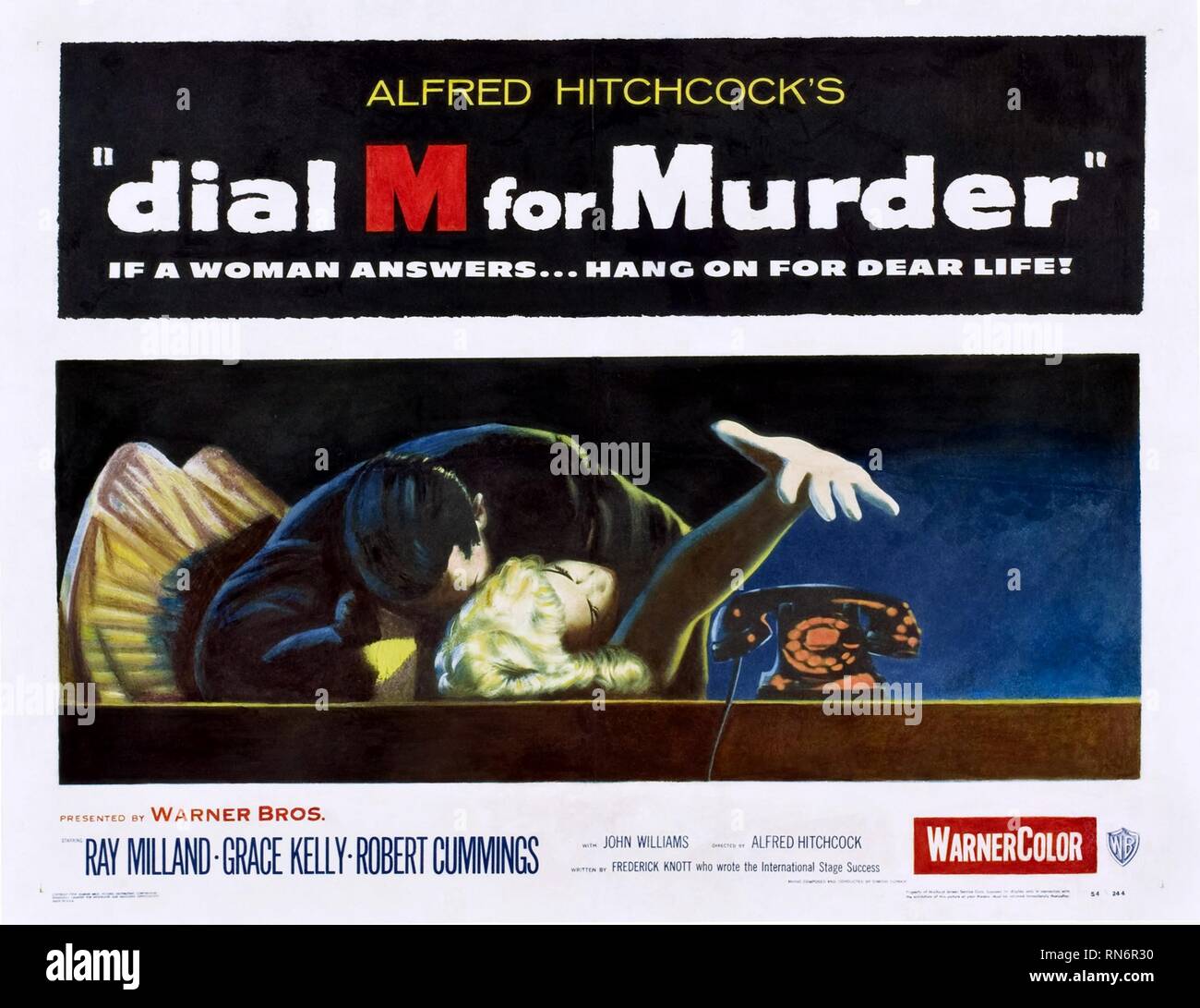 MOVIE POSTER, DIAL M FOR MURDER, 1954 Stock Photo Alamy