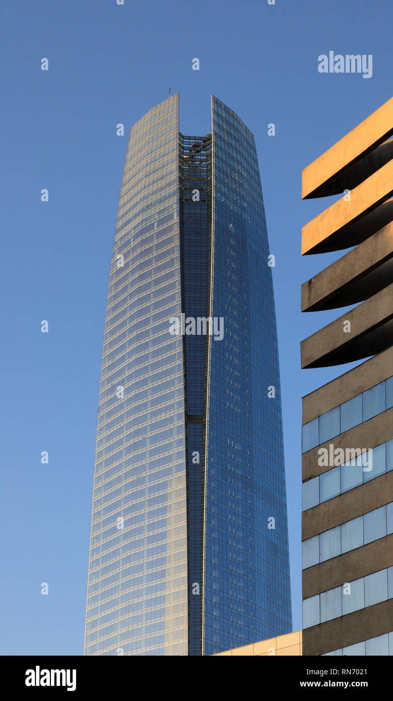 Chile Santiago Costanera Center Gran Torre Stock Photo Alamy