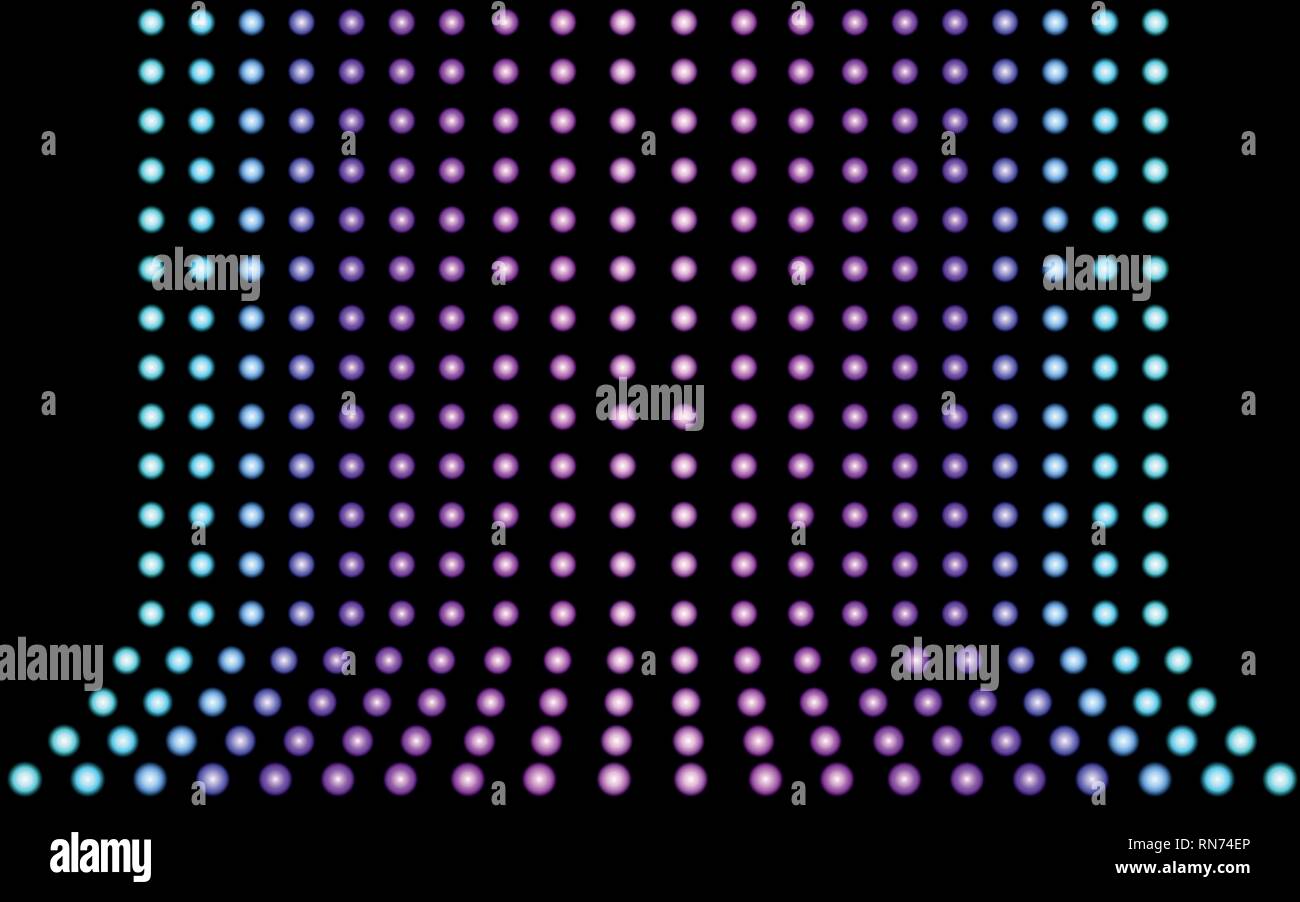 Simple abstract background with halftone dots - vector illustration Stock Vector