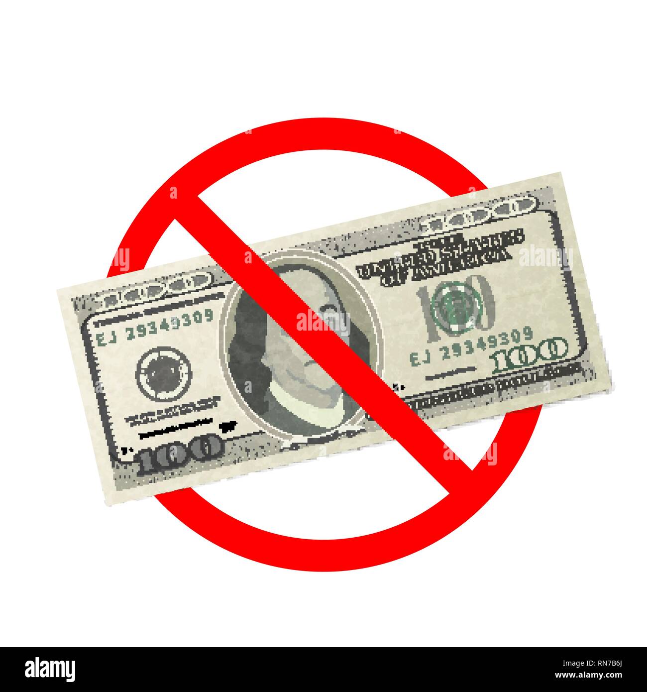 Prohibition Of Sale Stock Vector Images Alamy
