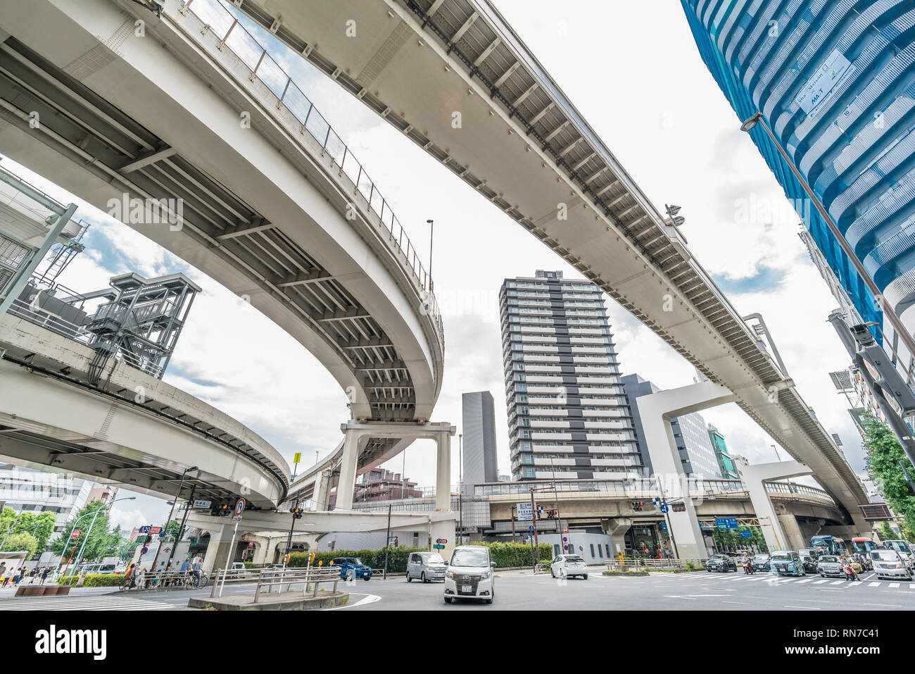 Elevated Junction Of Metropolitan Expressway No 4 首都高速4号新宿線 Shinjuku Route Toll Road 首都高速道路 Stock Photo Alamy Elevated Junction Of Metropolitan Expressway No 4 首都高速4号新宿線 Shinjuku Route Toll Road 首都高速道路 Stock Photo Alamy