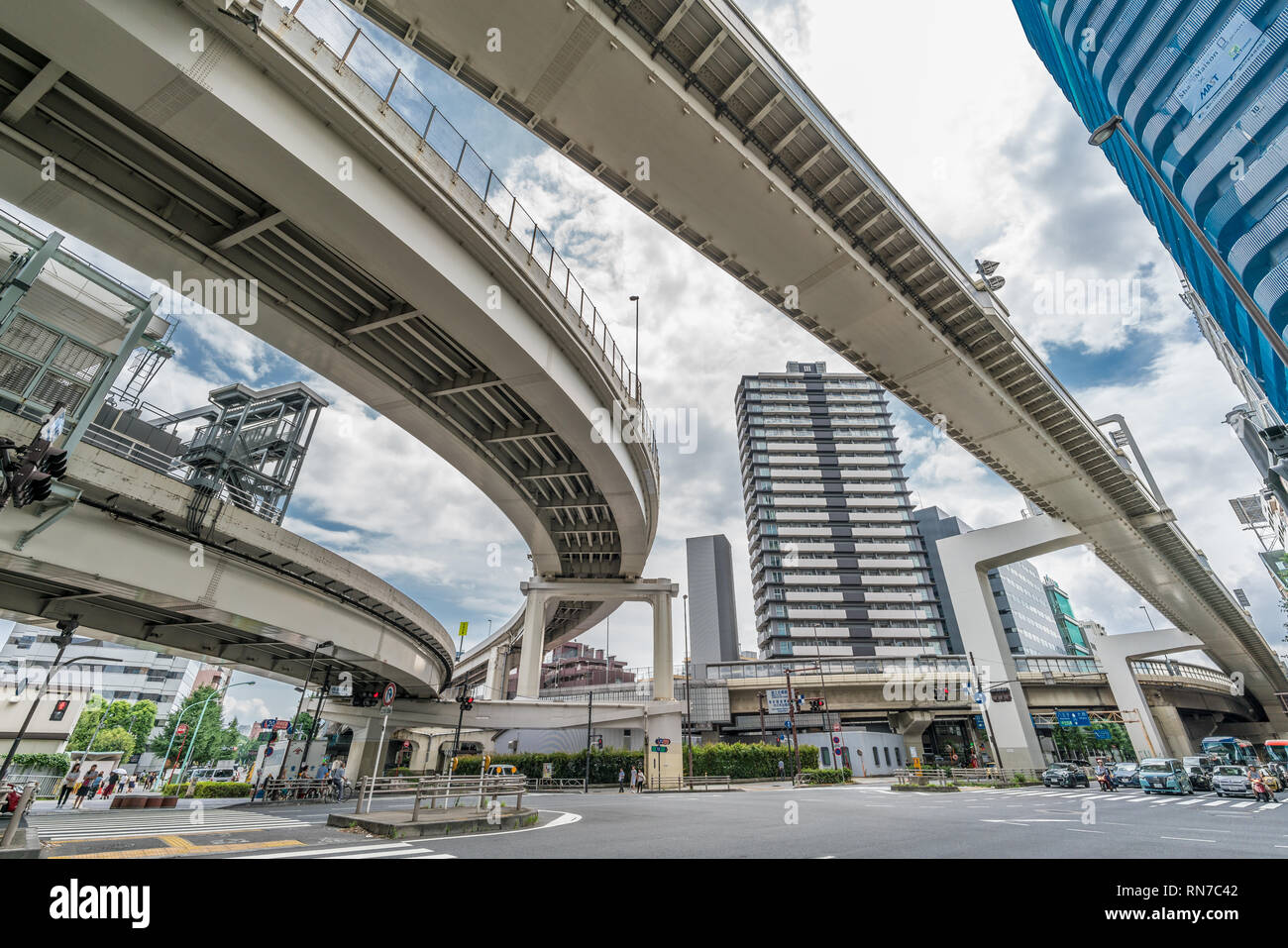 Elevated Junction Of Metropolitan Expressway No 4 首都高速4号新宿線 Shinjuku Route Toll Road 首都高速道路 Stock Photo Alamy Elevated Junction Of Metropolitan Expressway No 4 首都高速4号新宿線 Shinjuku Route Toll Road 首都高速道路 Stock Photo Alamy