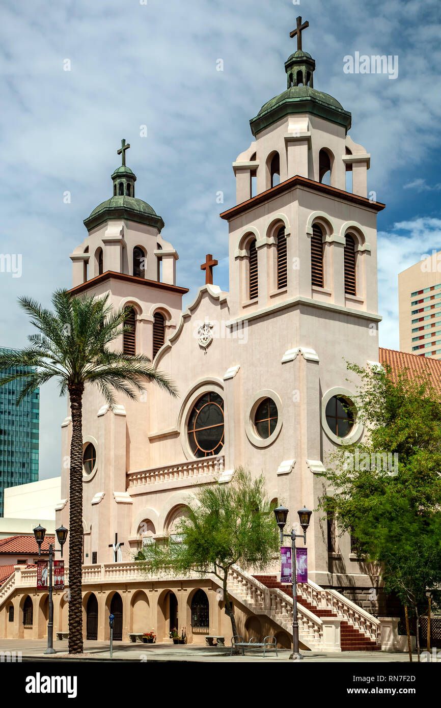 St. Mary's Basilica, Phoenix, Arizona USA Stock Photo Alamy