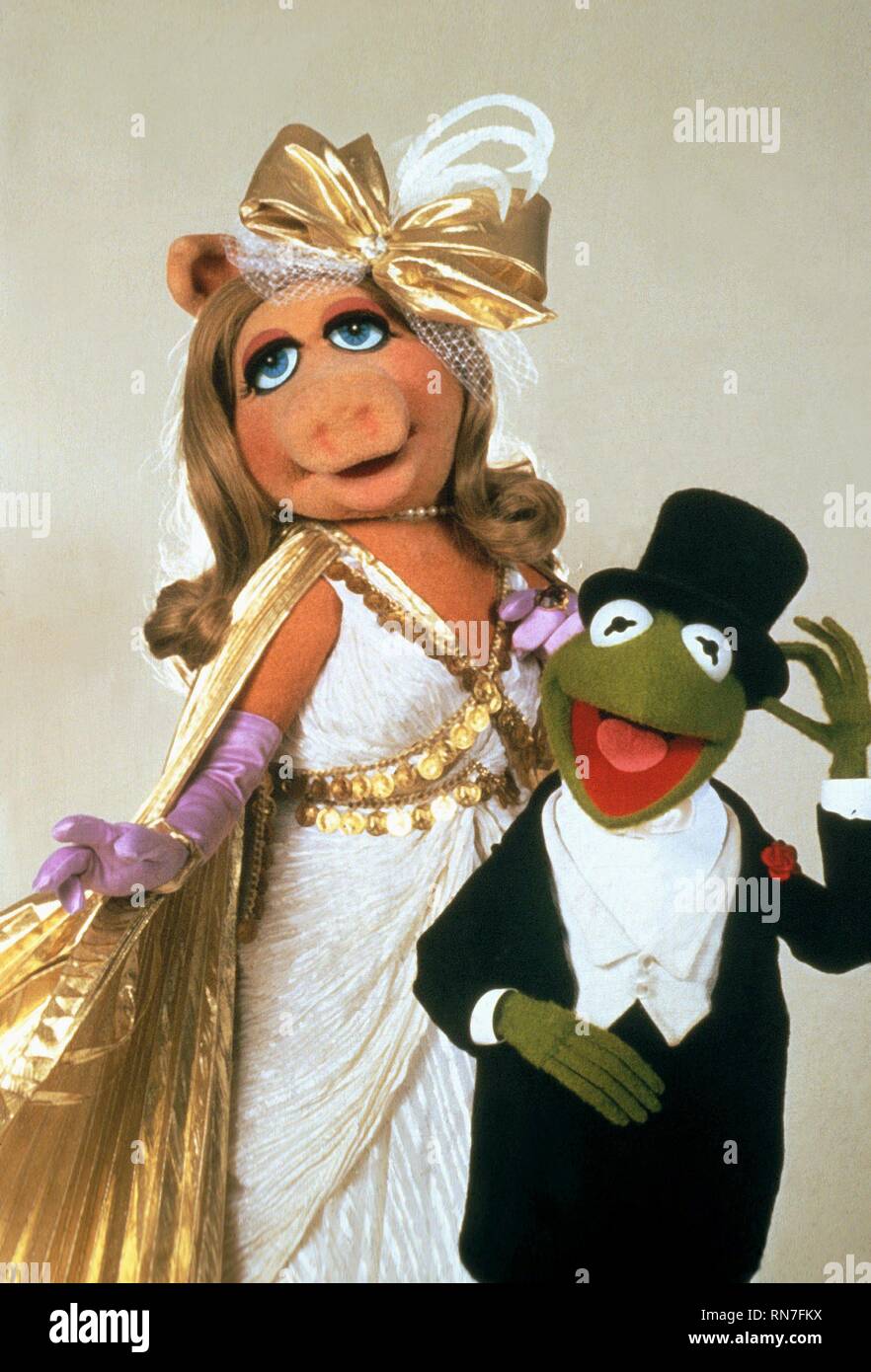 FROG,PIGGY, THE MUPPET SHOW, 1976 Stock Photo