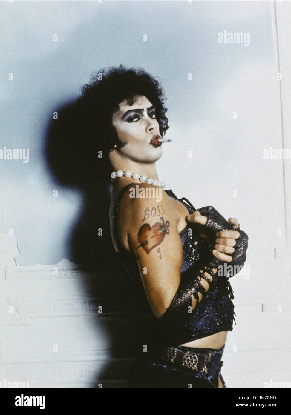 TIM CURRY, THE ROCKY HORROR PICTURE SHOW, 1975 Stock Photo