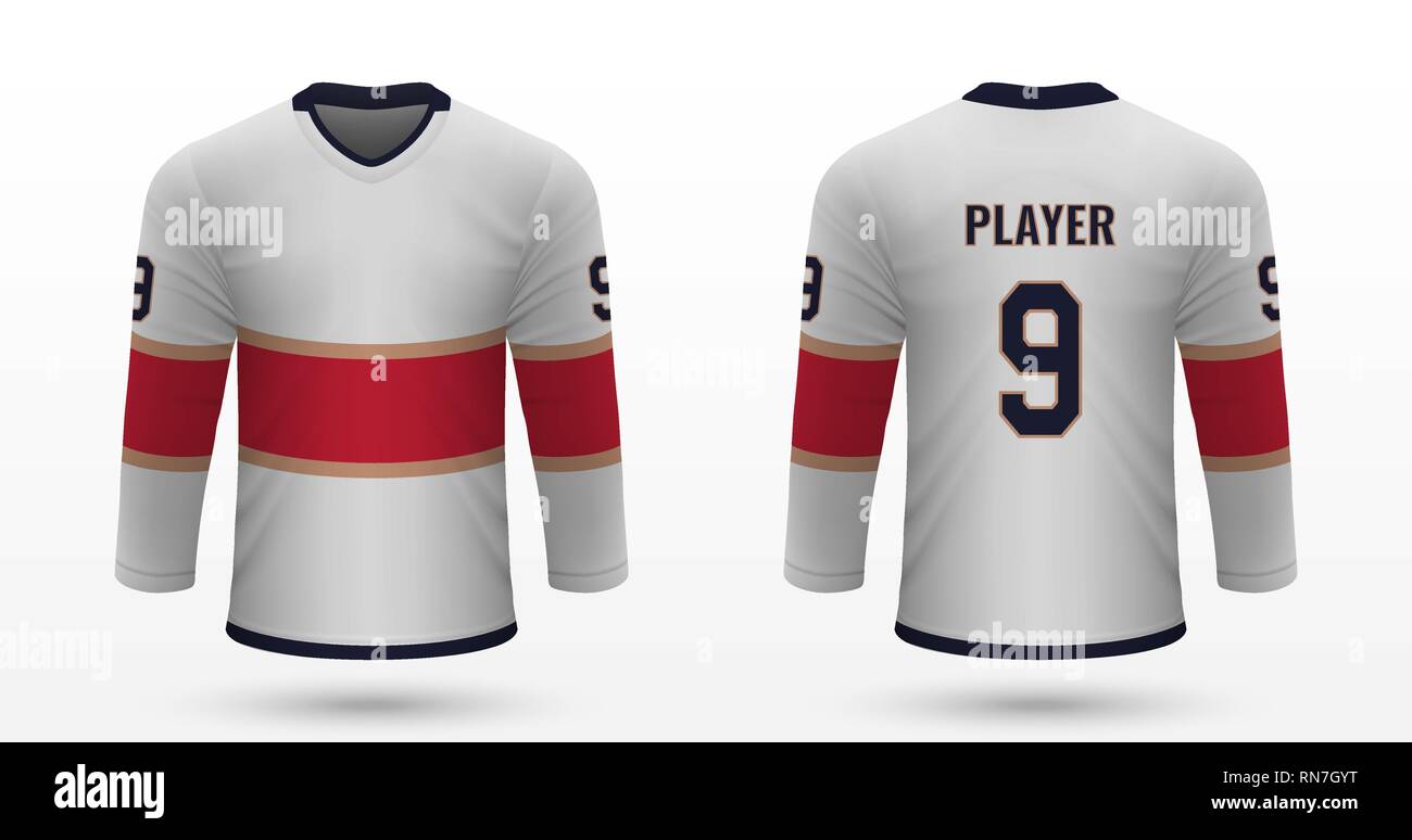 Hockey Uniform Florida Panthers | 3D model
