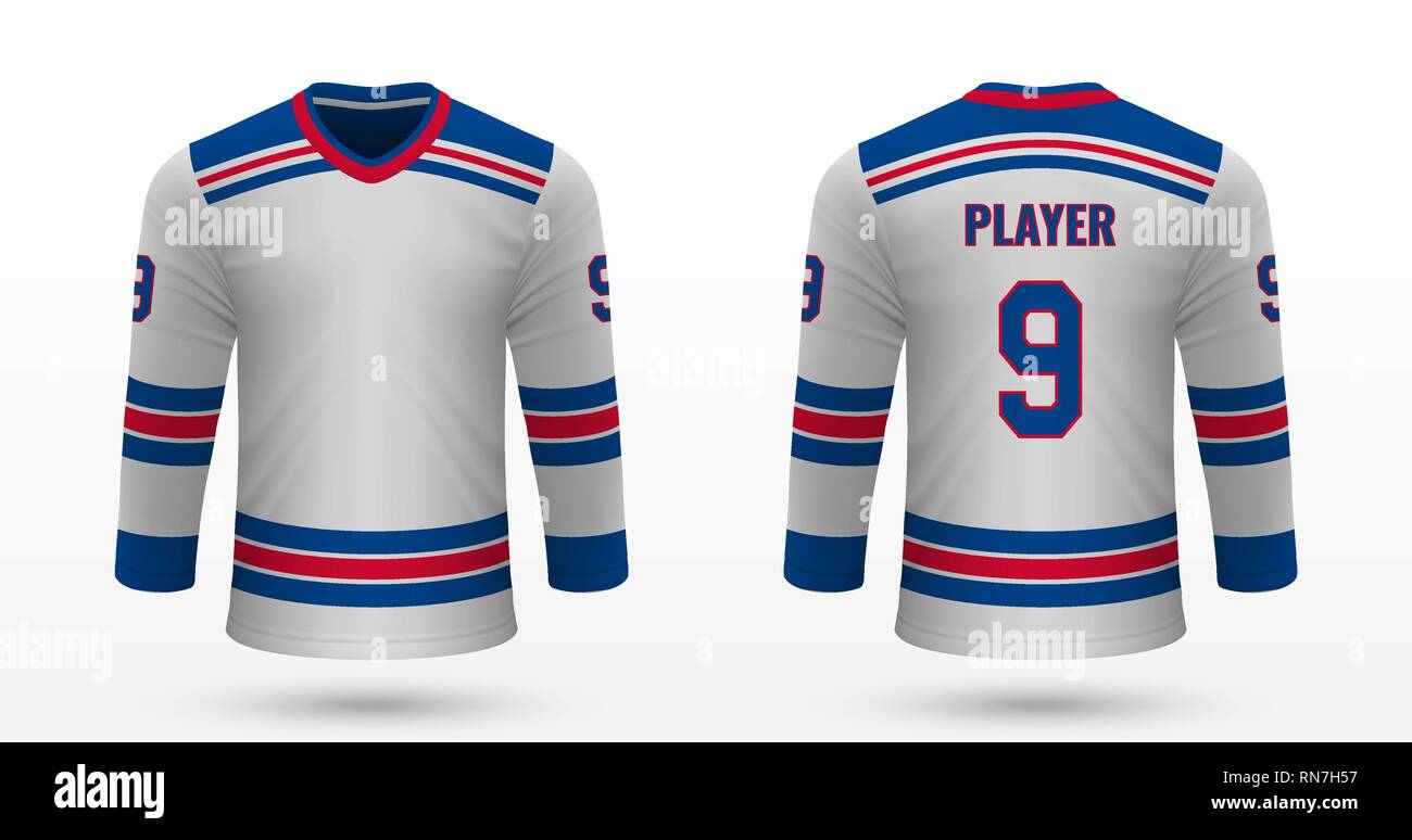 Hockey Uniform NY Rangers | 3D model