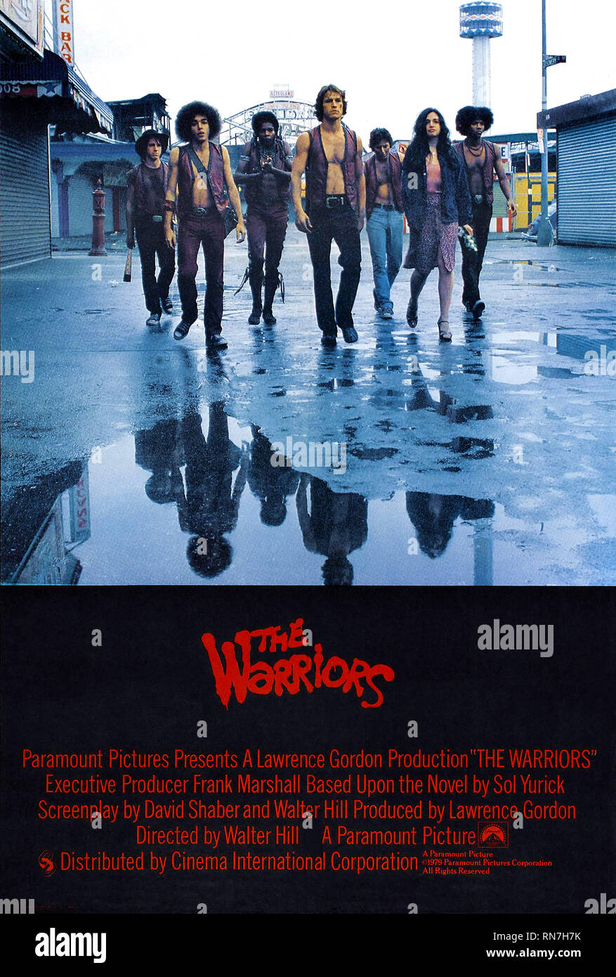 MOVIE POSTER, THE WARRIORS, 1979 Stock Photo