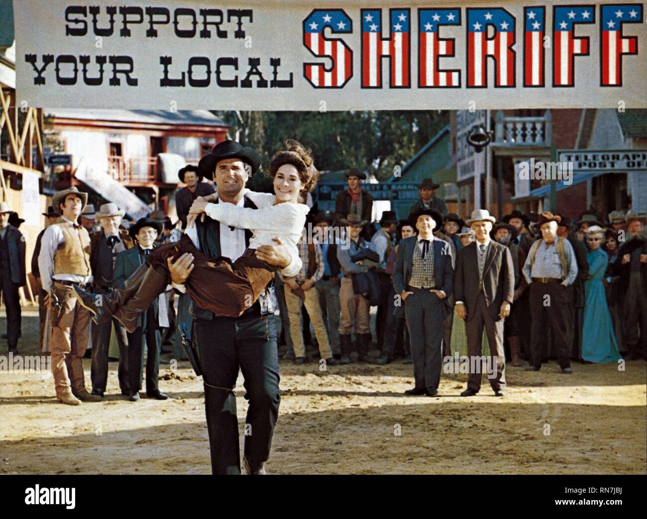 GARNER,HACKETT, SUPPORT YOUR LOCAL SHERIFF!, 1969 Stock Photo - Alamy
