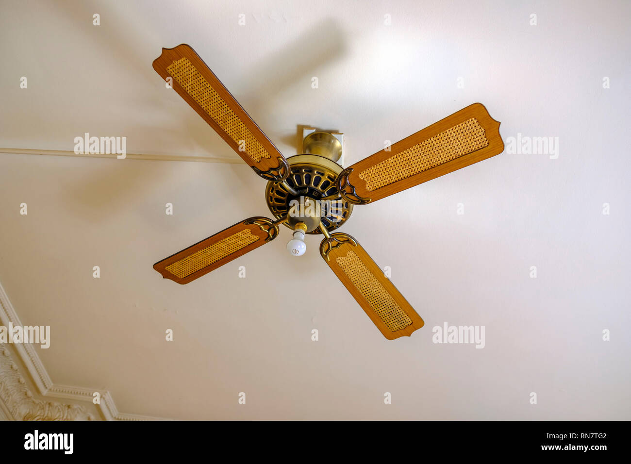 France, ceiling fan, Stock Photo