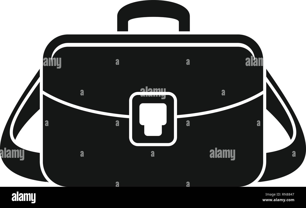 Camera bag icon. Simple illustration of camera bag vector icon for web