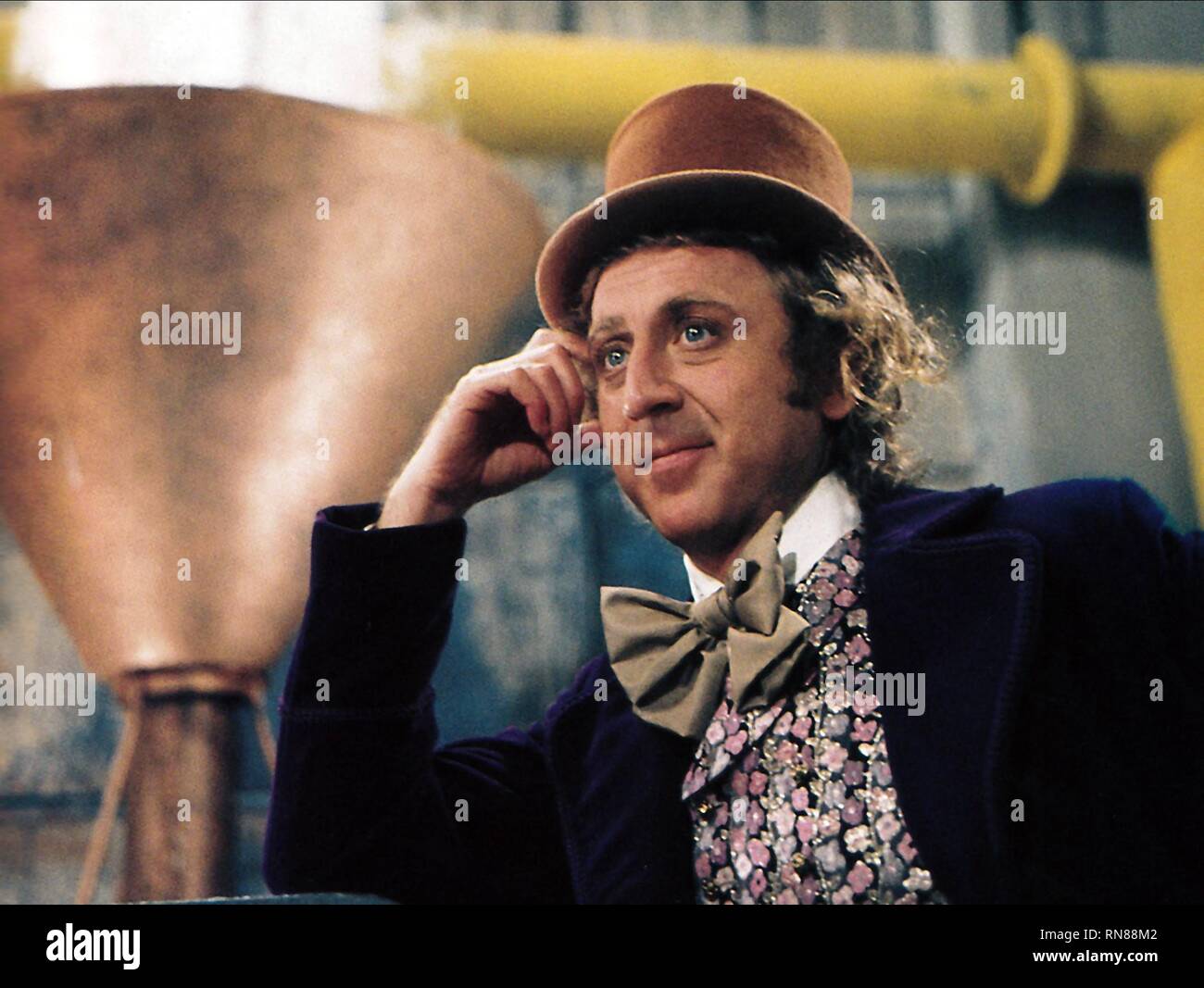 GENE WILDER, WILLY WONKA and THE CHOCOLATE FACTORY, 1971 Stock Photo