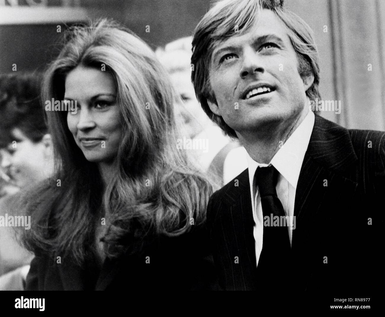 CARLSON,REDFORD, THE CANDIDATE, 1972 Stock Photo