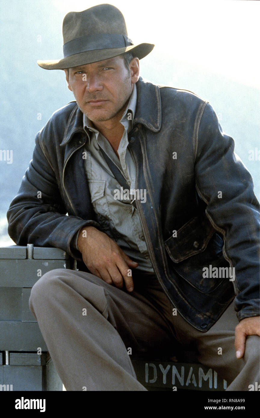 INDIANA JONES AND THE LAST CRUSADE, HARRISON FORD, 1989 Stock Photo