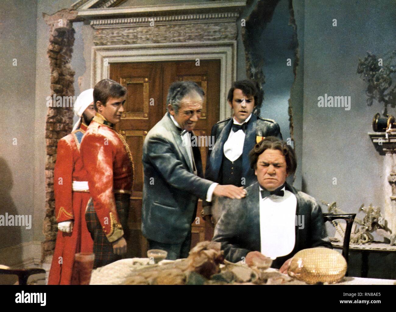 CASTLE,JAMES,HOLLOWAY,BUTTERWORTH, CARRY ON... UP THE KHYBER, 1968 Stock Photo