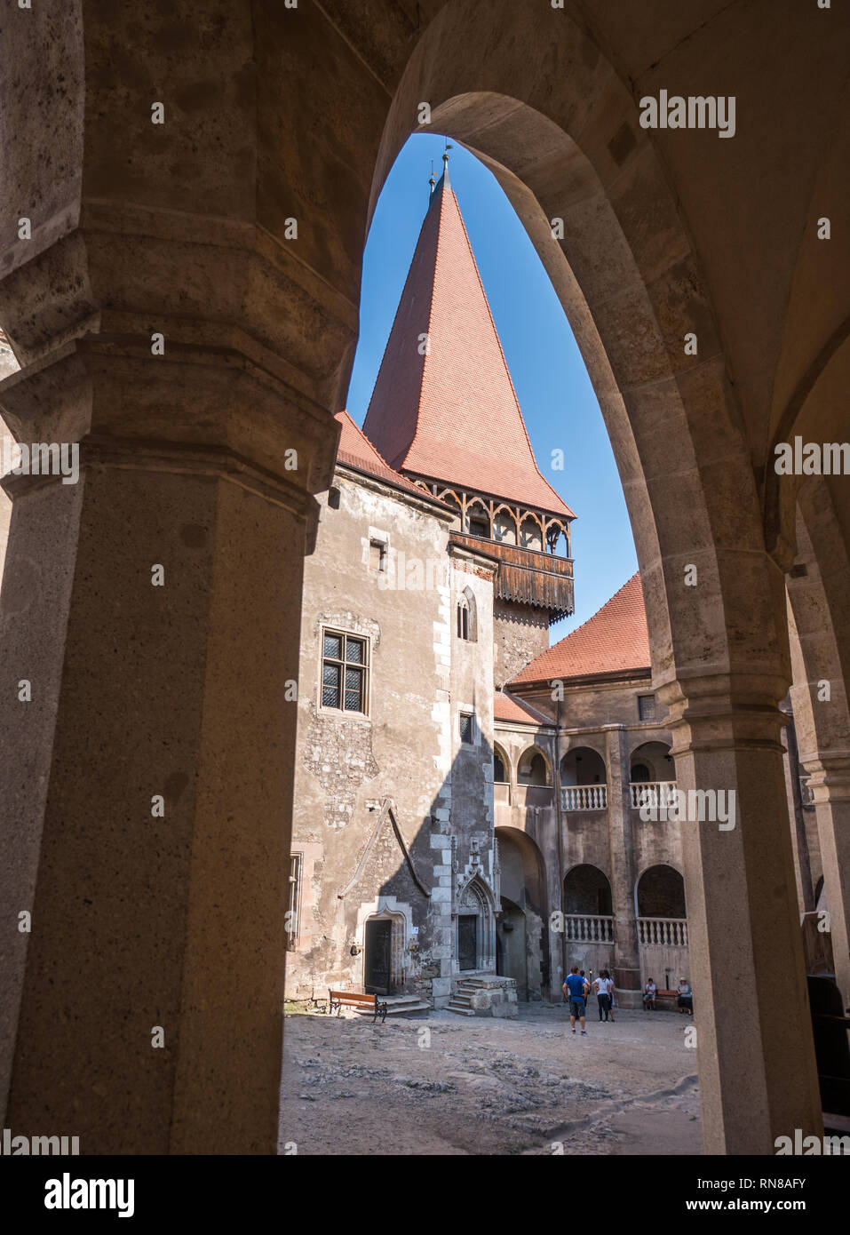 Interior courtyard of historic castle hi-res stock photography and images -  Alamy