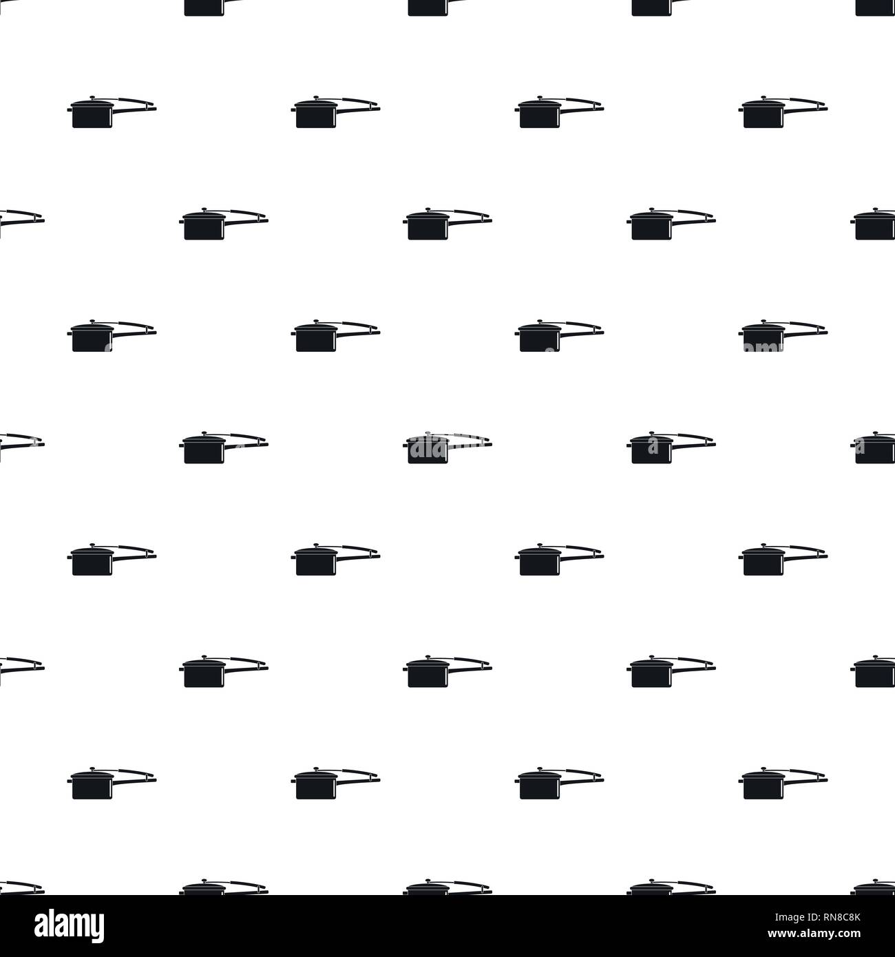 Saucepan pattern seamless vector repeat geometric for any web design Stock Vector