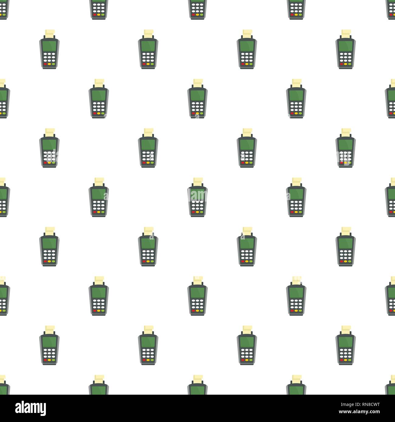 Pay by terminal money pattern seamless vector repeat for any web design Stock Vector
