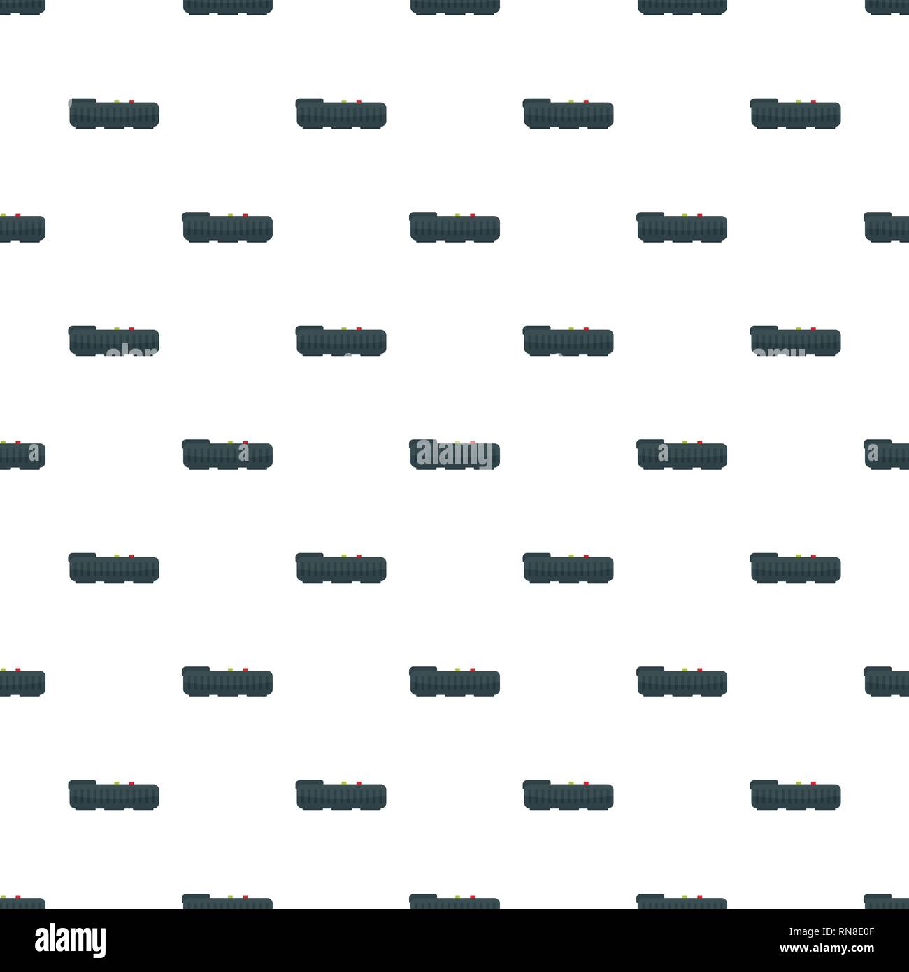 Robot vacuum cleaner pattern seamless vector repeat for any web design Stock Vector