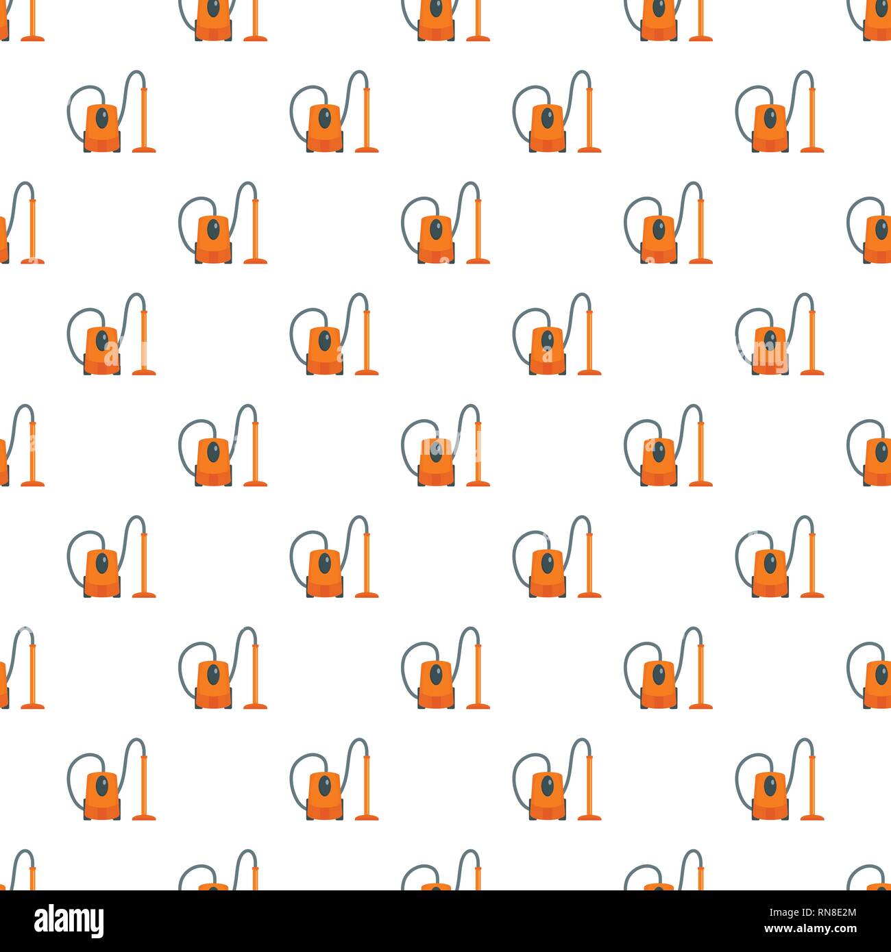 Plastic vacuum cleaner pattern seamless vector repeat for any web design Stock Vector
