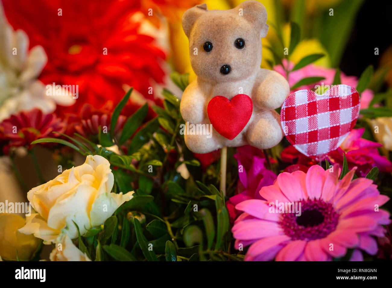 flower bouquet decoration Stock Photo