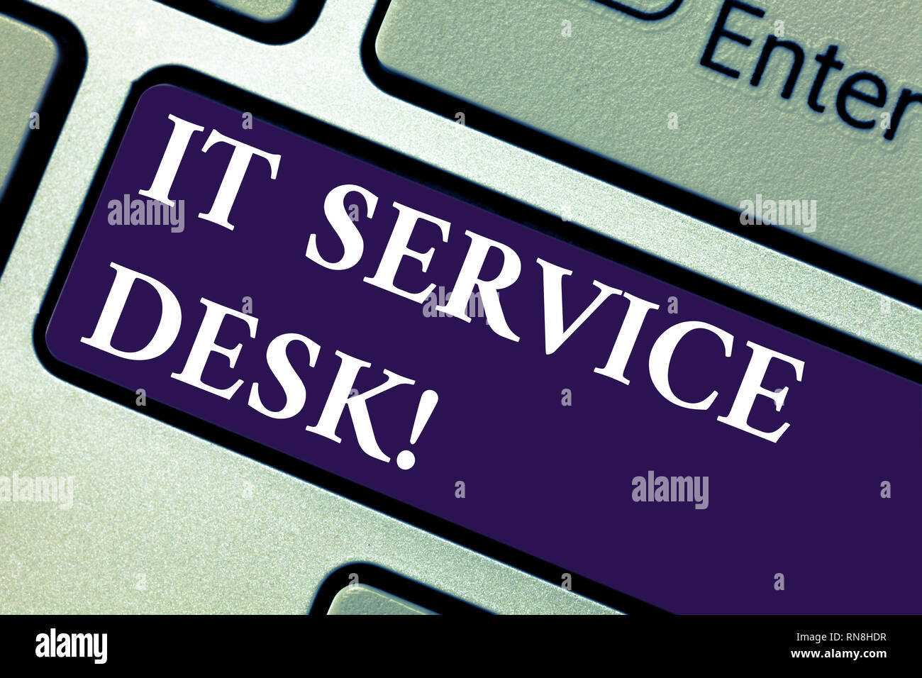 Word Writing Text It Service Desk Business Concept For