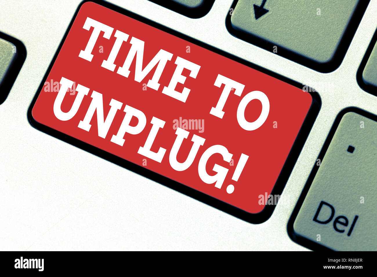 Unplug from reality hi-res stock photography and images - Alamy