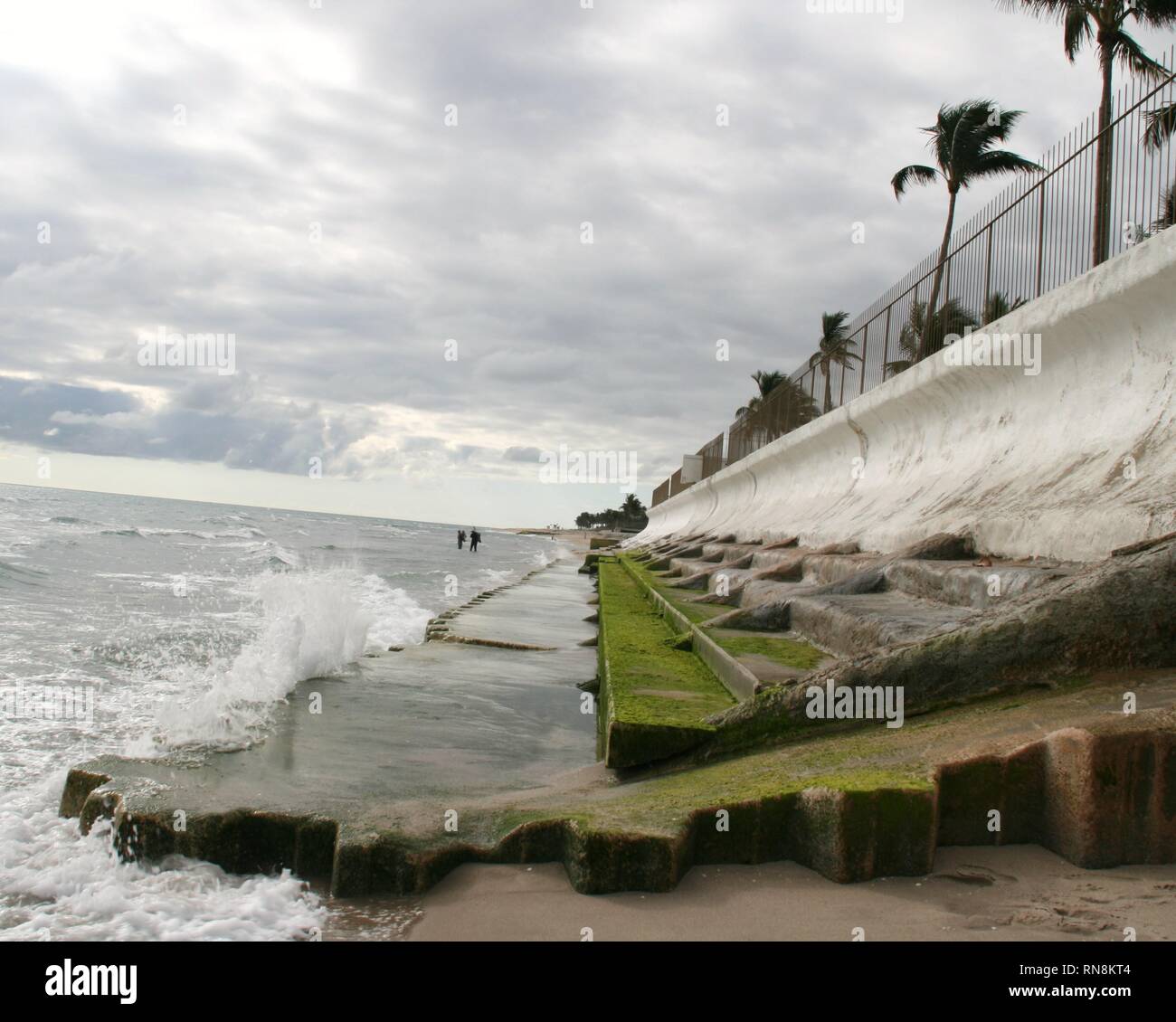 A very windy day a the Breaker in Palm Beach,FL Stock Photo Alamy