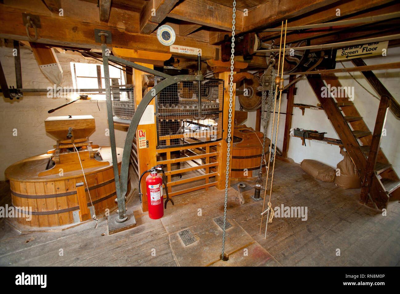 Mill Works, Mill House, Calbourne, Isle of Wight, England, UK, Stock Photo