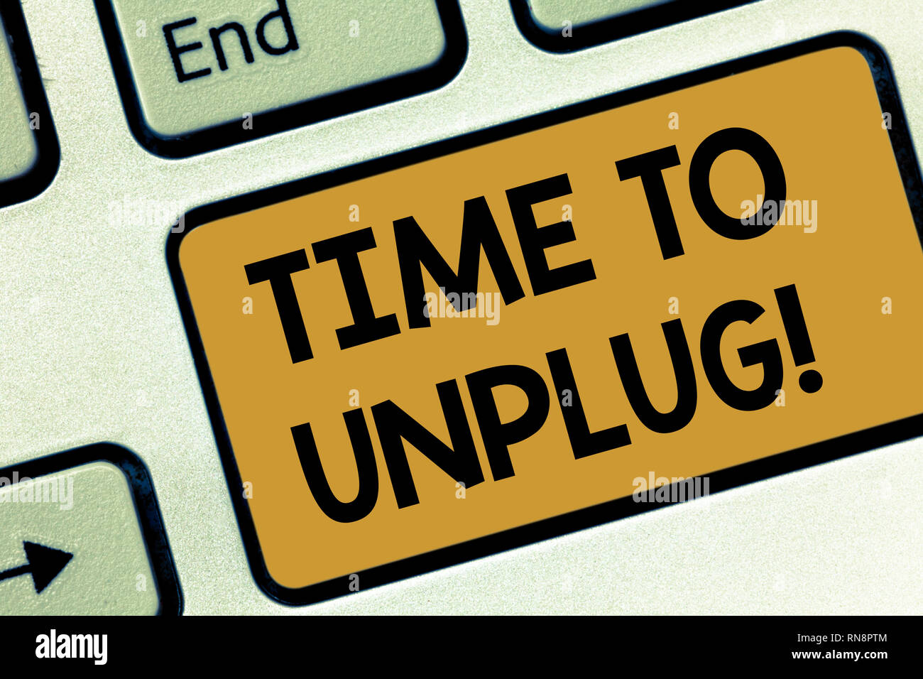 Unplug from reality hi-res stock photography and images - Alamy