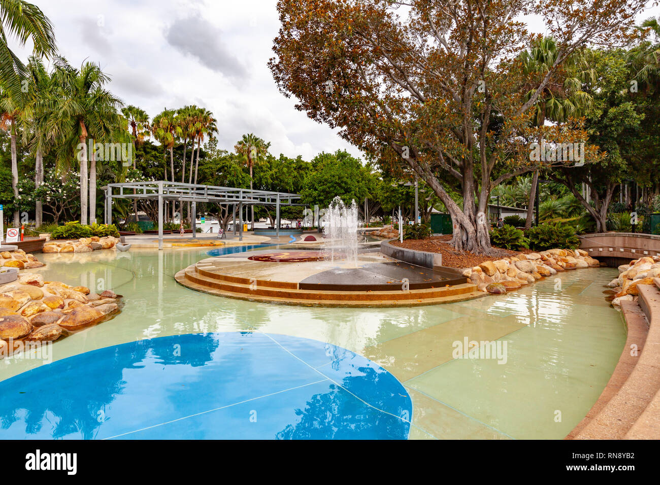 Famous streets beach pool in Brisbane Australia's only inner city