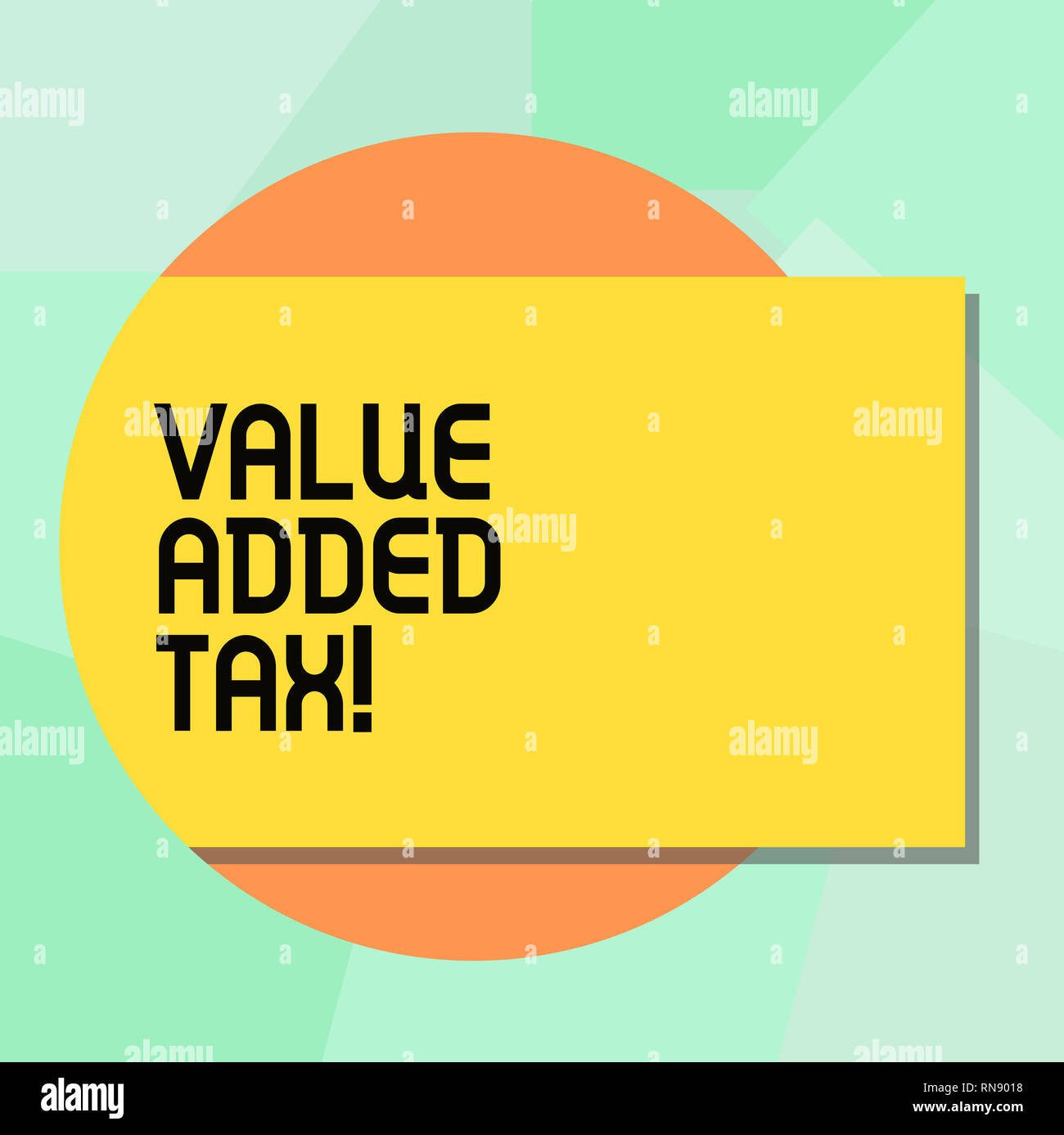 Conceptual hand writing showing Value Added Tax. Business photo ...