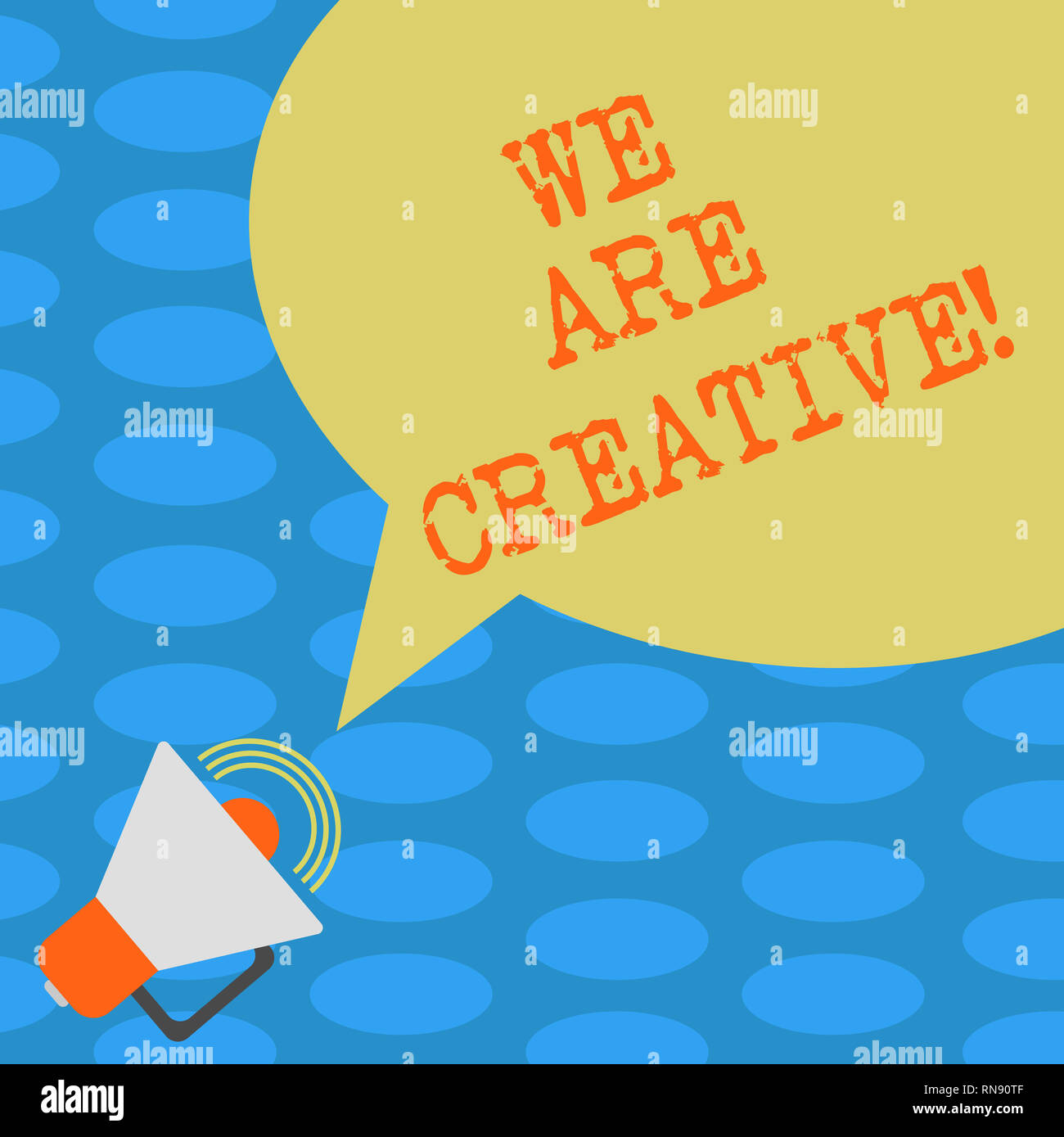 Word Writing Text We Are Creative Business Concept For To Have A