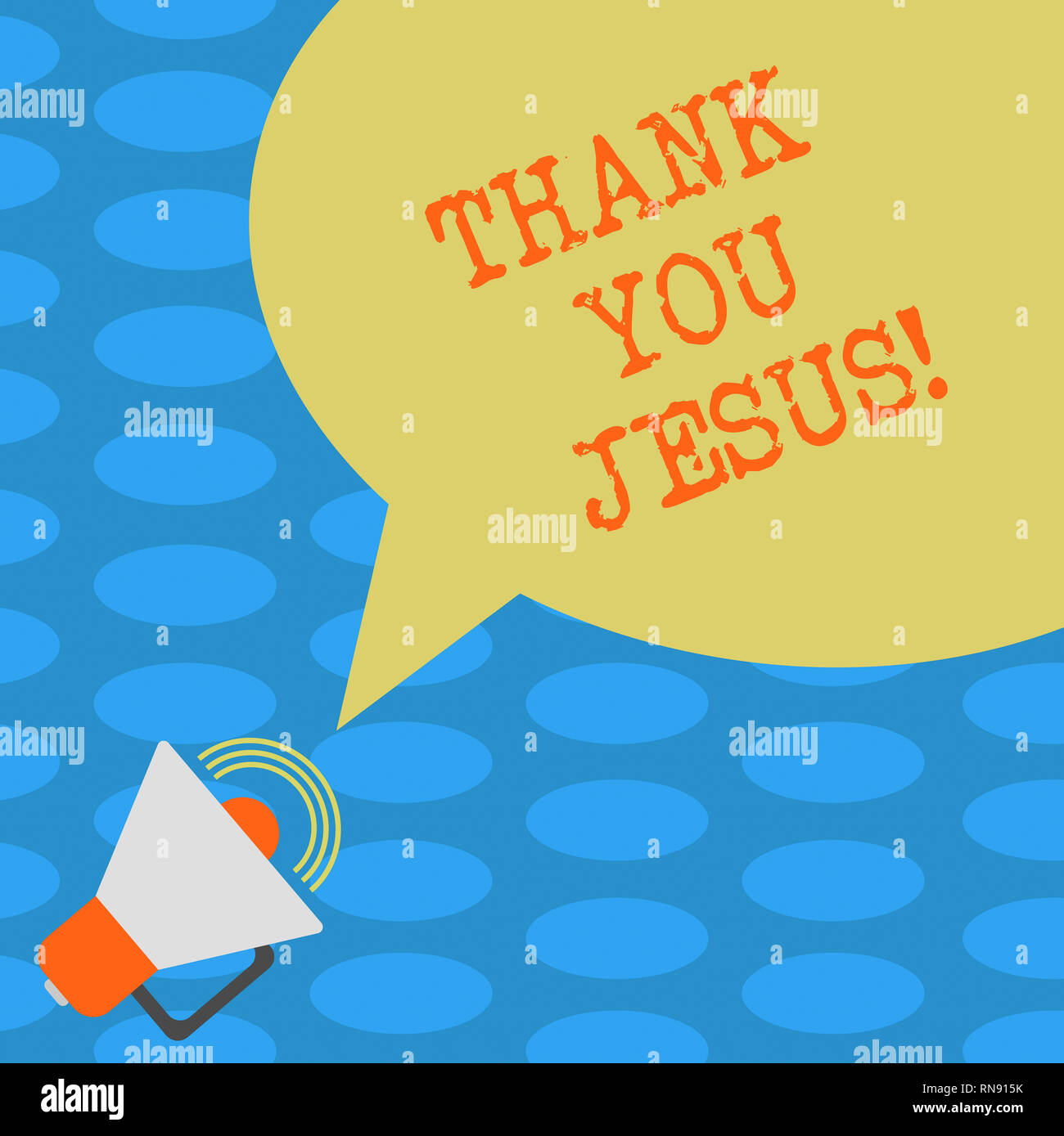 Word writing text Thank You Jesus. Business concept for Being ...