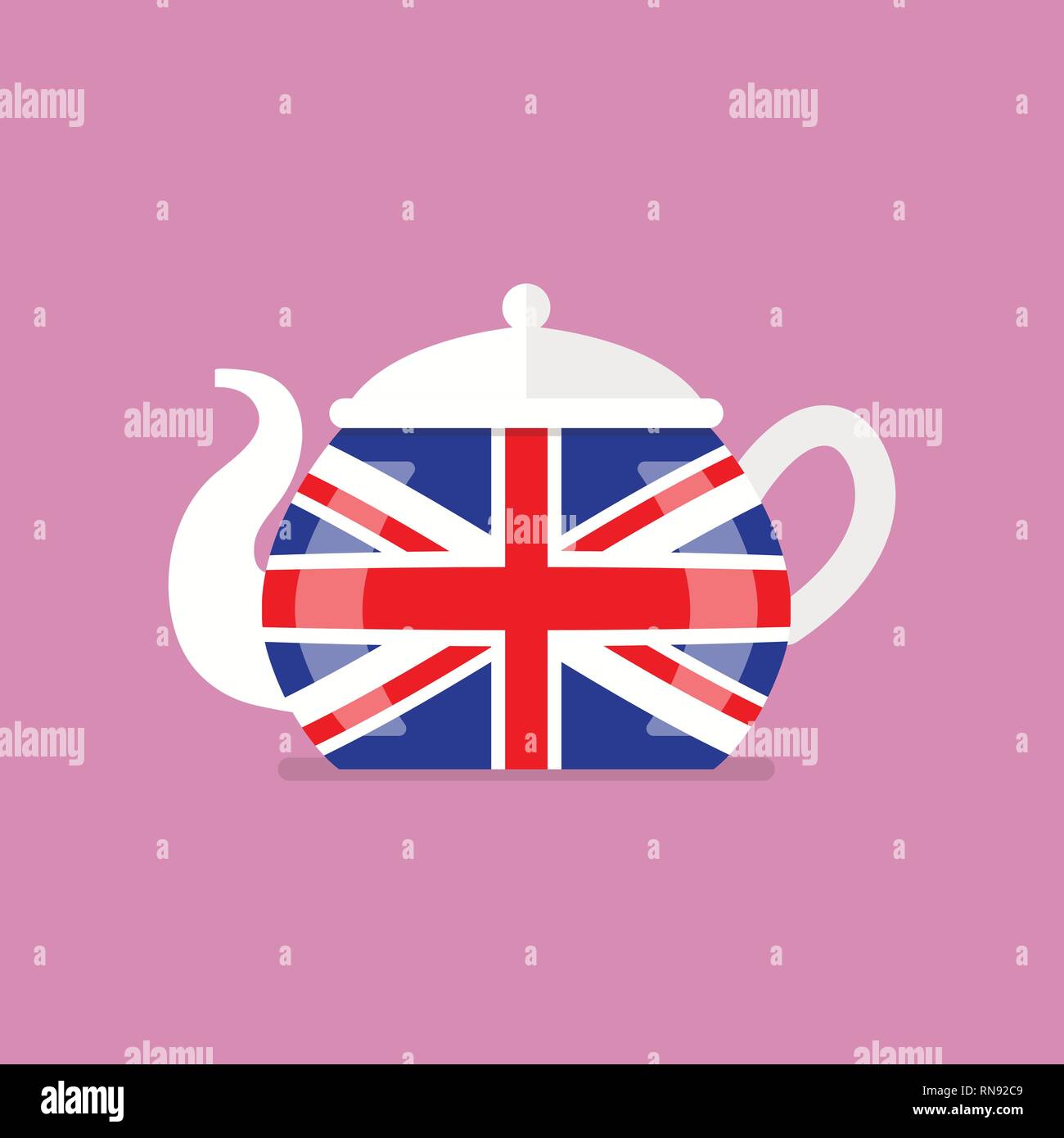 British afternoon tea flag Stock Vector Images Alamy