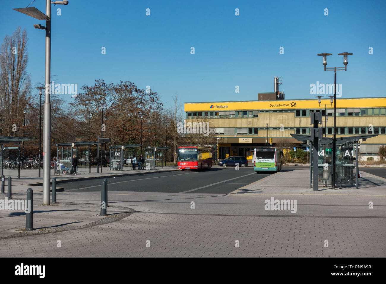 Deutsche post building bus hi-res stock photography and images - Alamy