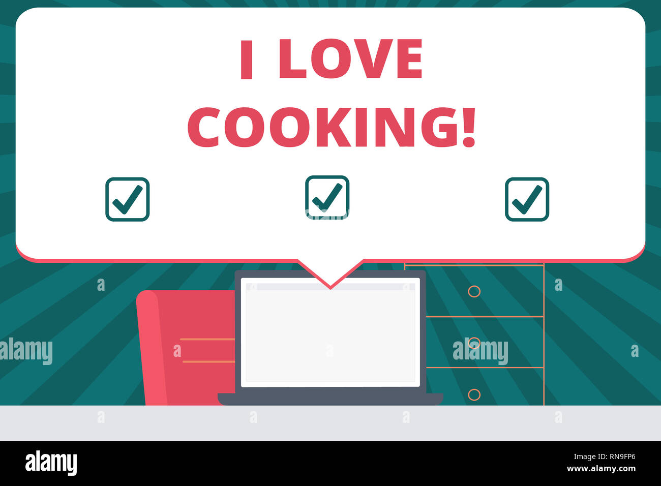 Handwriting Text Writing I Love Cooking Concept Meaning Having Affection For Culinary Arts Prepare Foods And Desserts Stock Photo Alamy