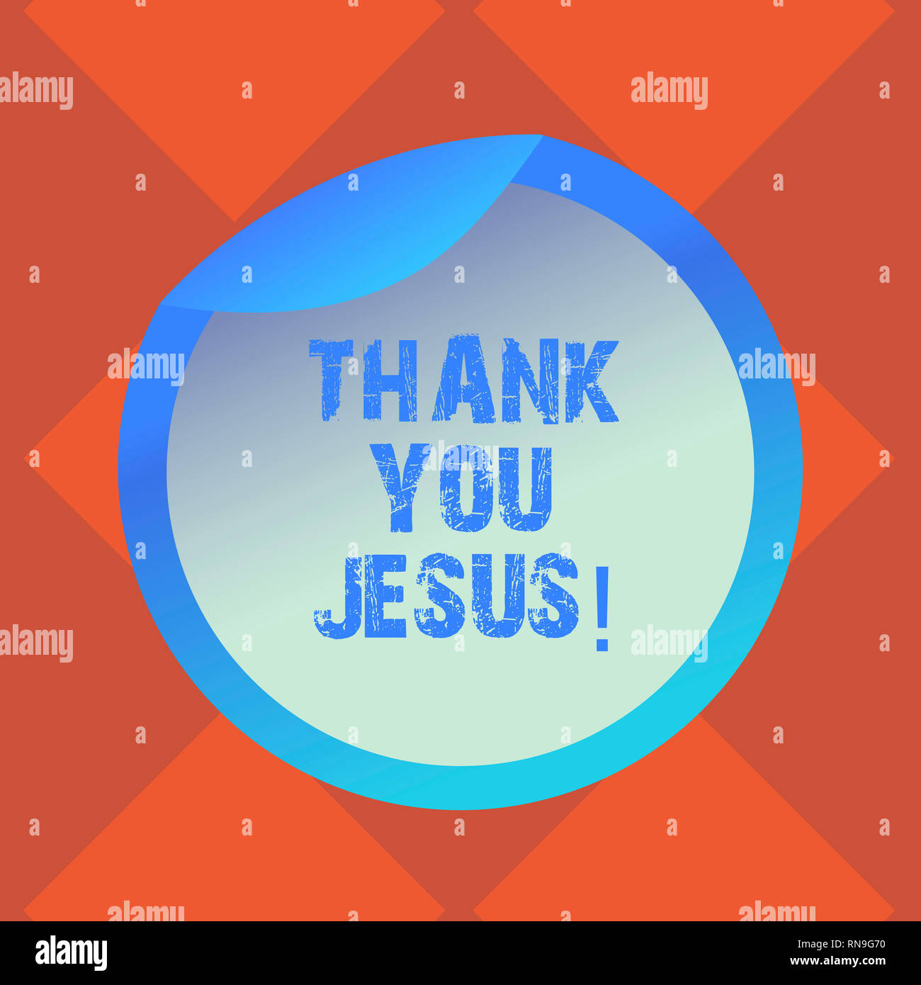 Handwriting text writing Thank You Jesus. Concept meaning Being ...