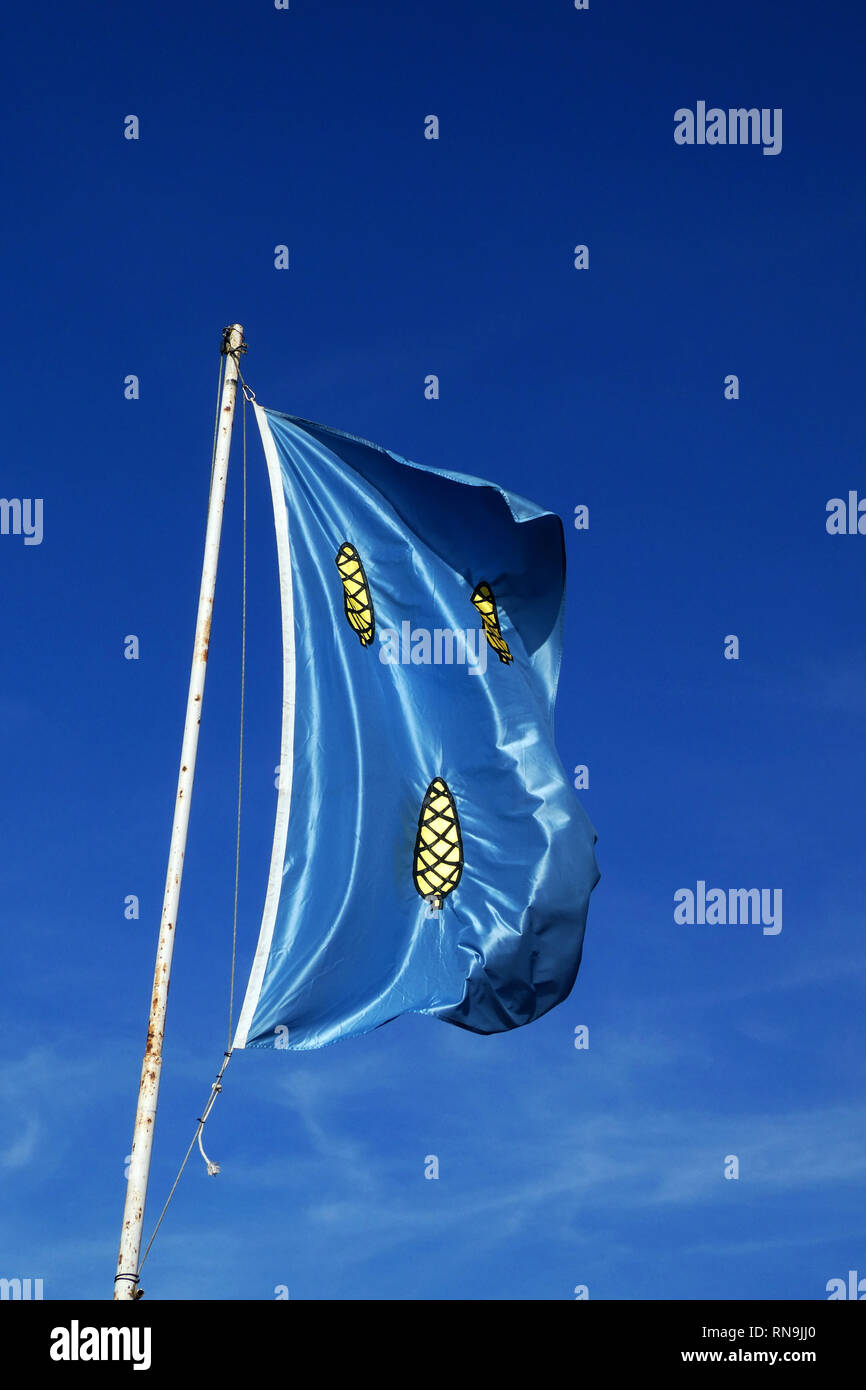Dinan flag, Bretagne, Brittany, Cotes- d Armor, France, Europe Stock Photo  - Alamy