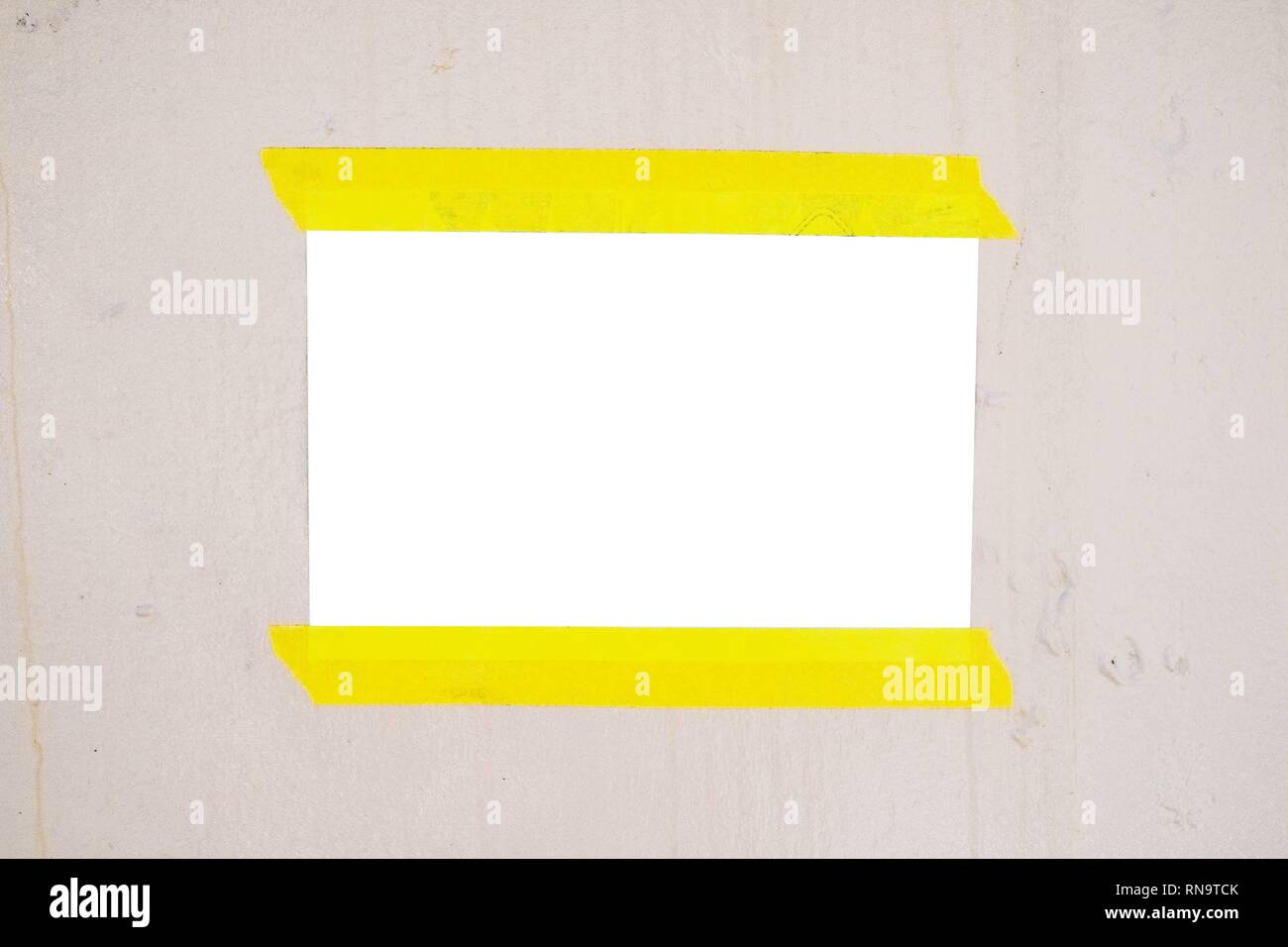Blank Poster Template Mockup Empty Banner Ready For Your Artwork