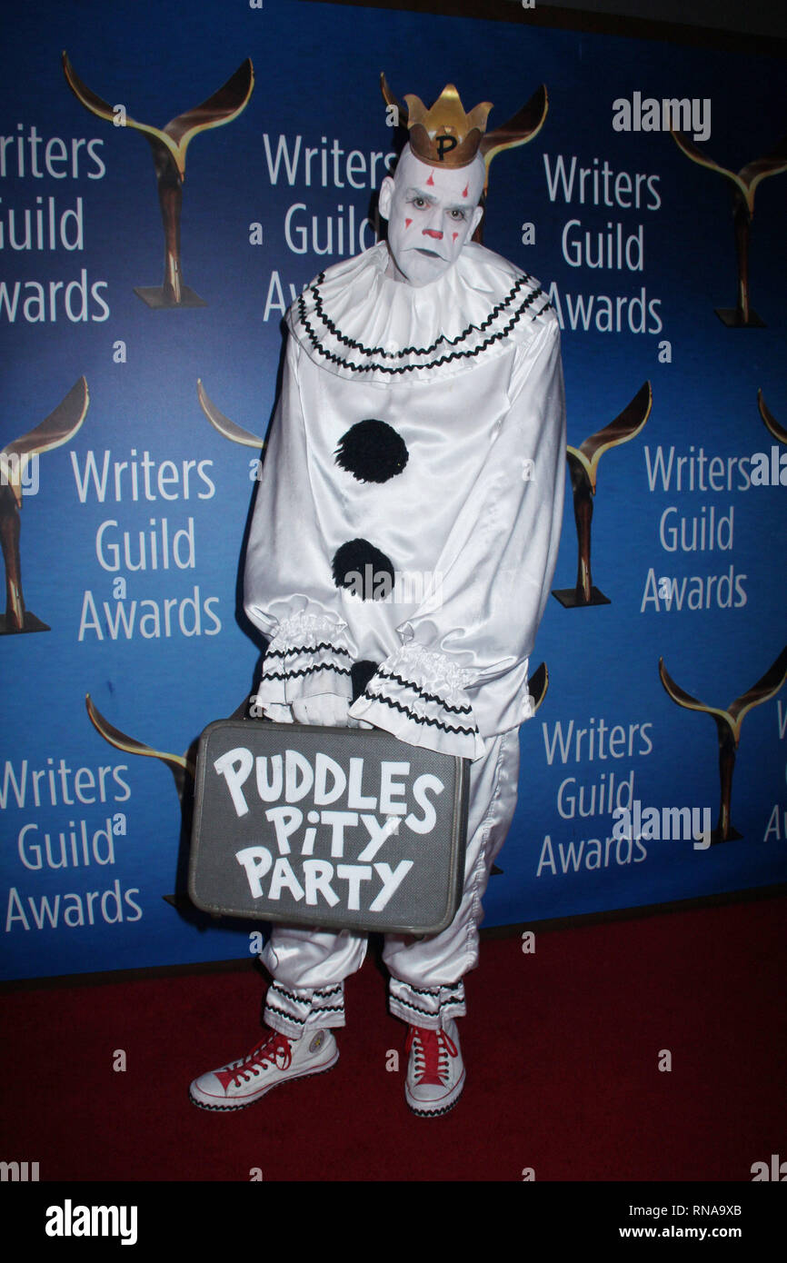 Los Angeles, USA. 17th Feb, 2019. Puddles Pity Party 02/17/2019 2019 Writers Guild Awards held at The Beverly Hilton in Beverly Hills, CA Credit: Cronos/Alamy Live News Stock Photo