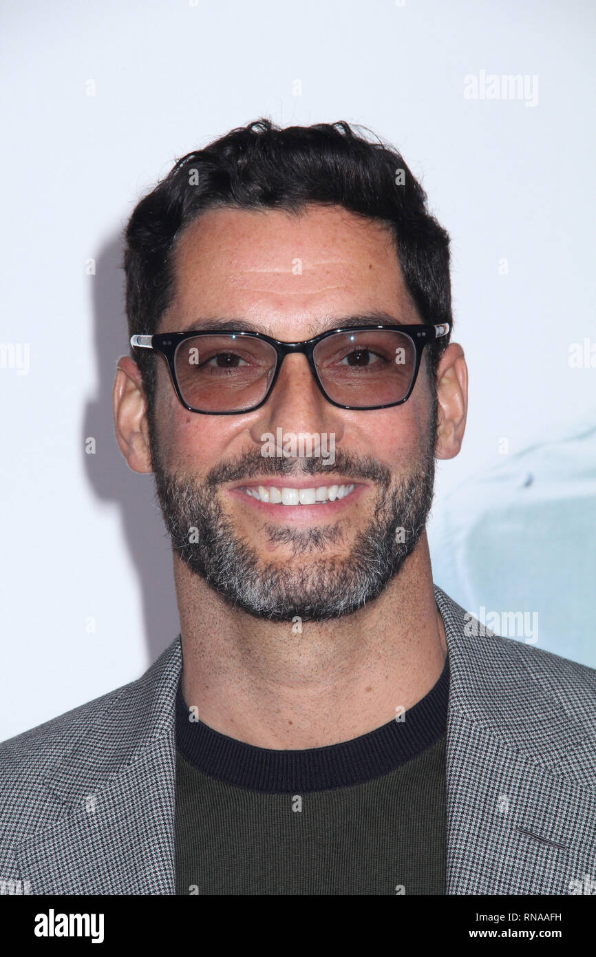 Tom Ellis  02/11/2019 The World Premiere of 'Isn't It Romantic' held at the Theatre at Ace Hotel in Los Angeles, CA  Photo: Cronos/Hollywood News Stock Photo