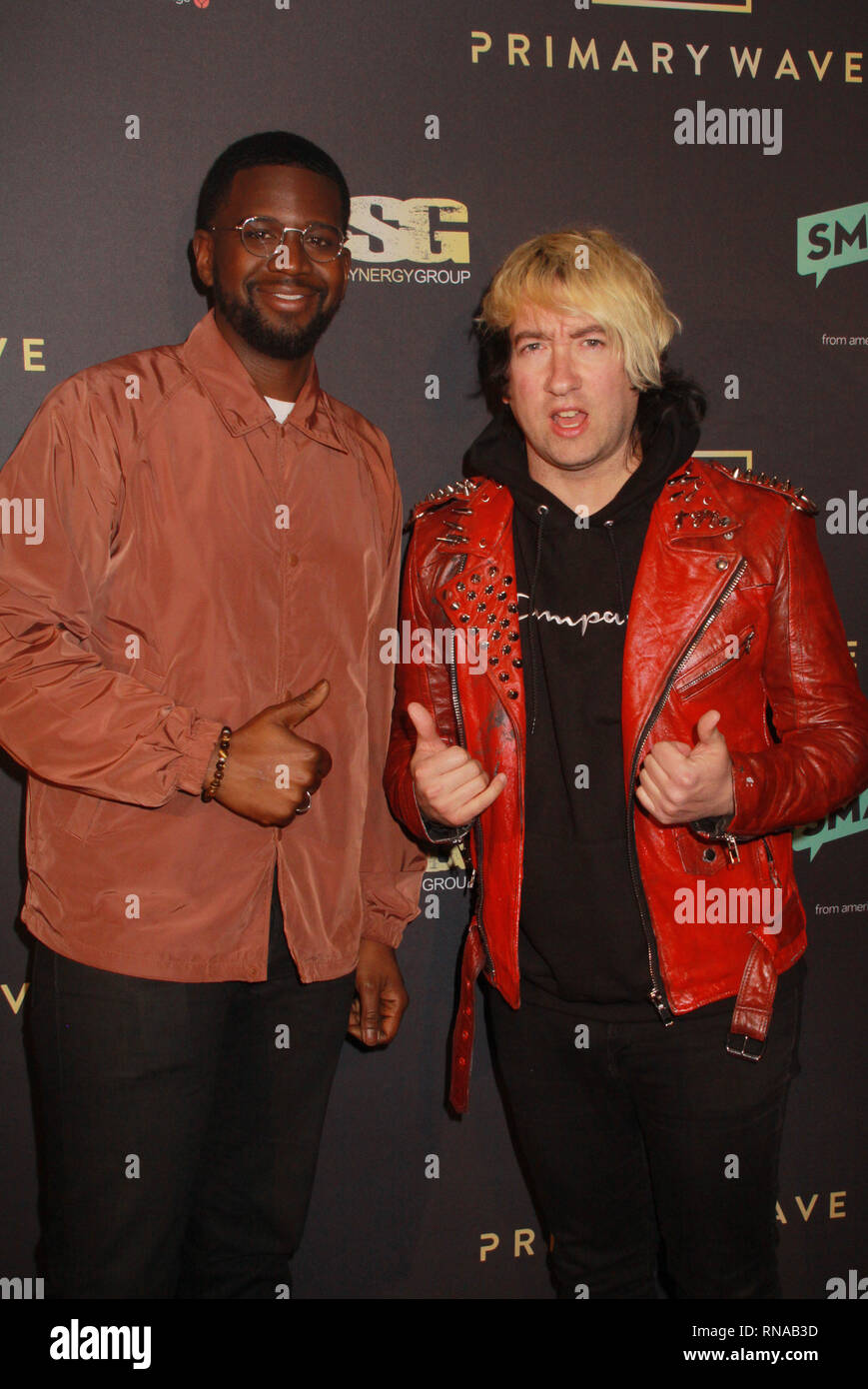 Demar Hamilton, Tom Higgenson 02/09/2019 Primary Wave 13th Annual Pre ...