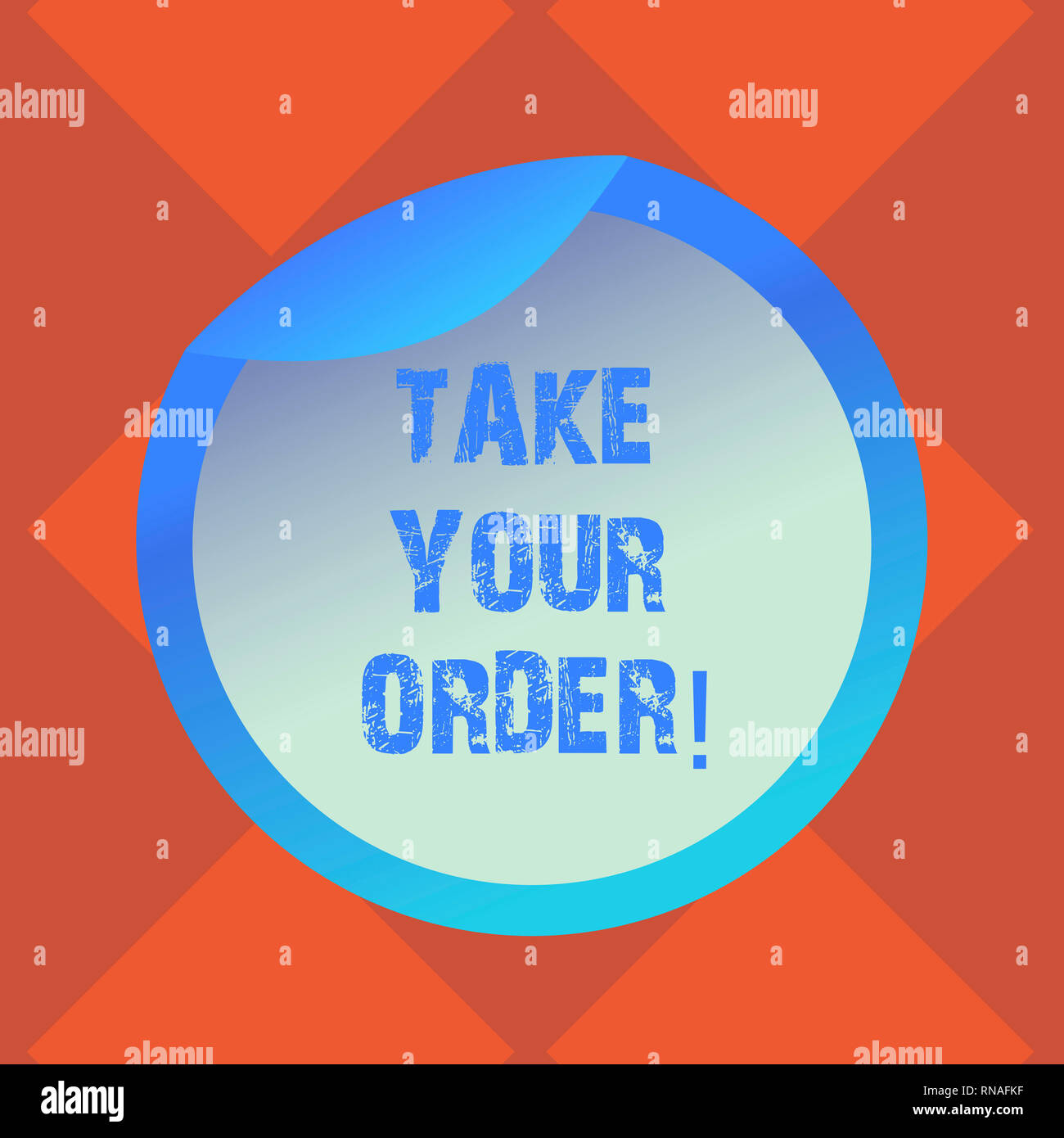 Handwriting Text Writing Take Your Order Concept Meaning Service In A Restaurant Caf Or Any Other Food Place Bottle Packaging Blank Lid Carton Contai Stock Photo Alamy