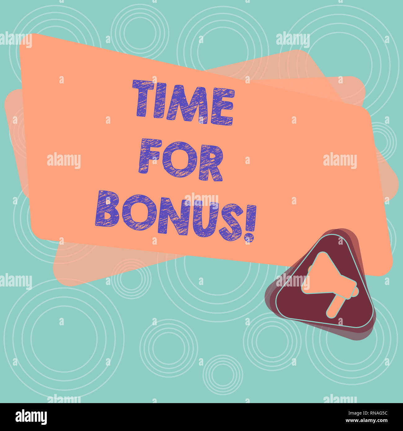 Text sign showing Time For Bonus. Conceptual photo a sum of money added ...