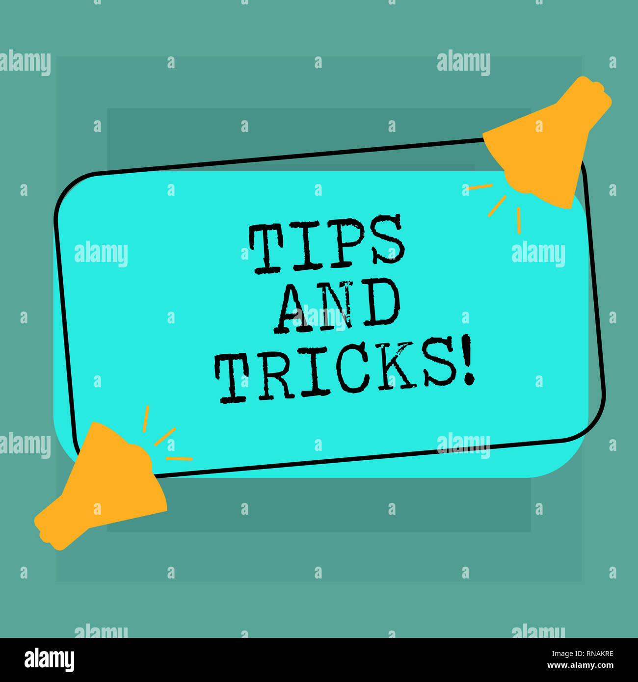 Conceptual hand writing showing Tips And Tricks. Business photo text ...